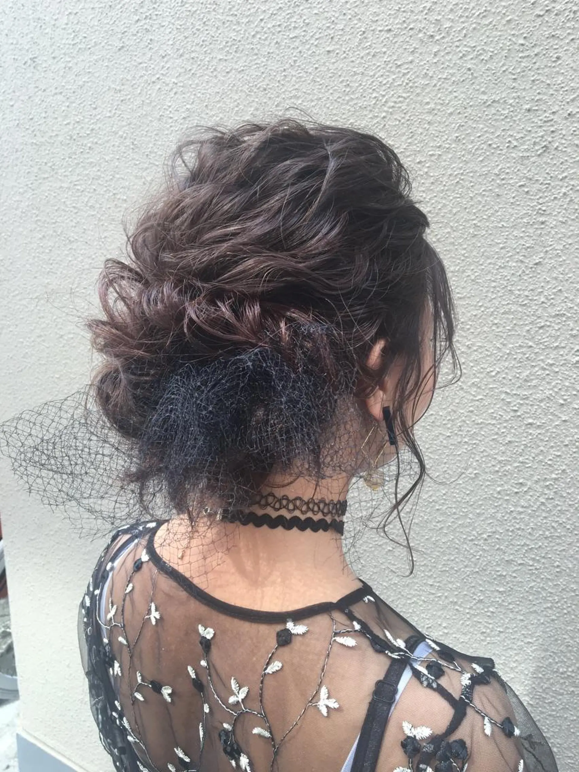 セミロング カラー ヘアアレンジ hairsalon Athle所属・Teramura Kaoriのヘアスタイル