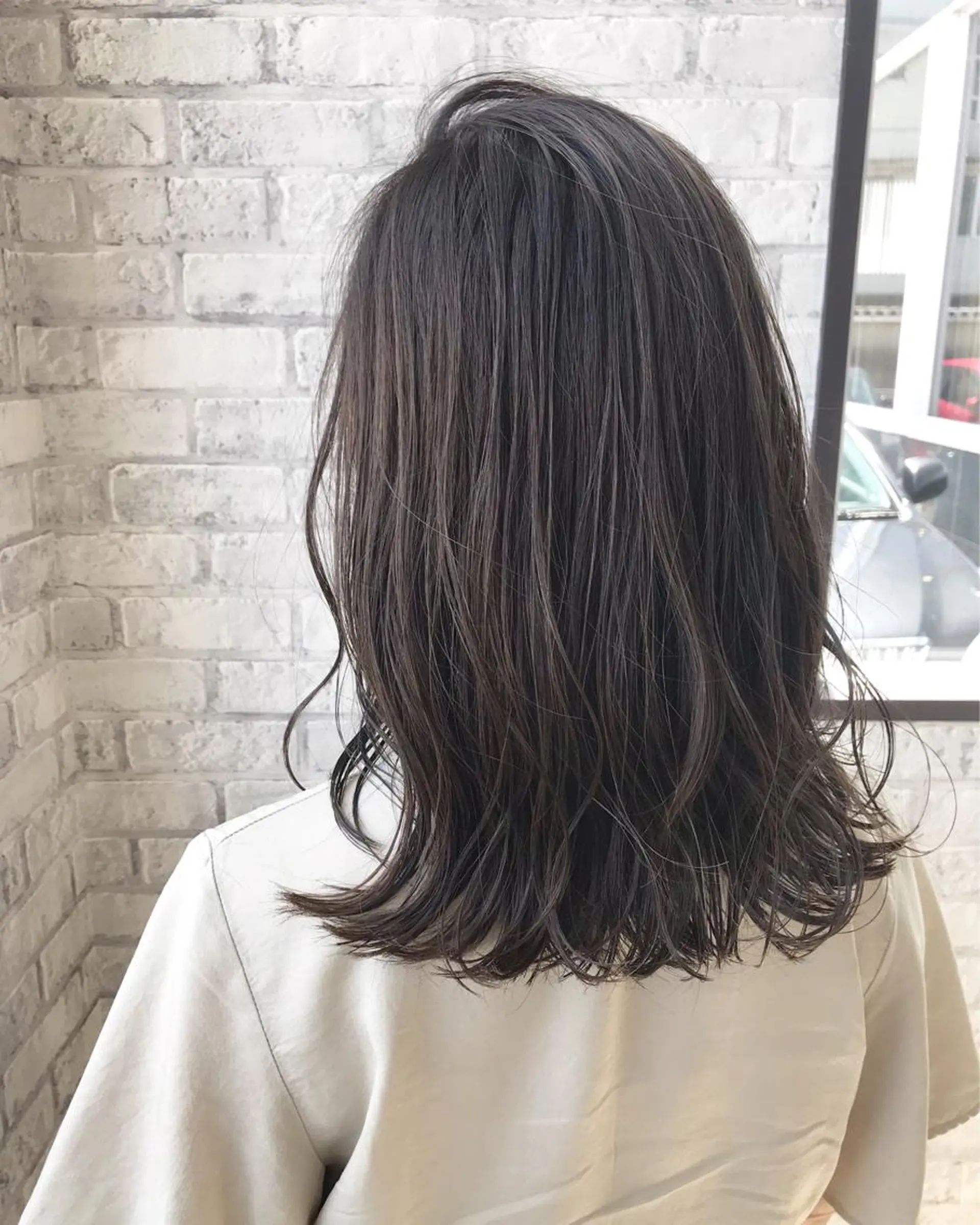 ミディアム カラー 透明感カラー ヘアカラー RAG副店長伊藤 真規のヘアスタイル