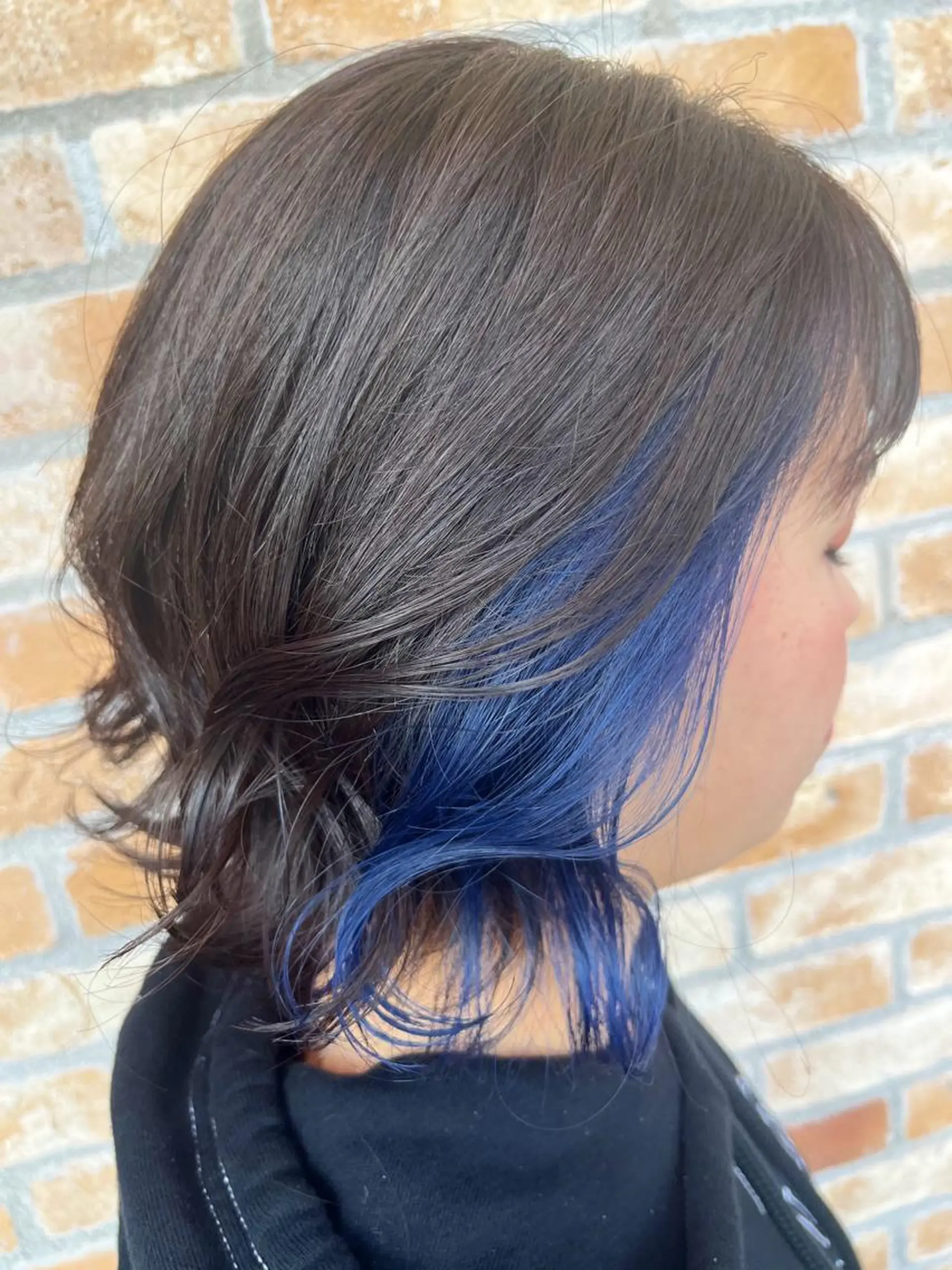 ミディアム カット ヘアカラー トリートメント LucksiMie ginza  明松のヘアスタイル