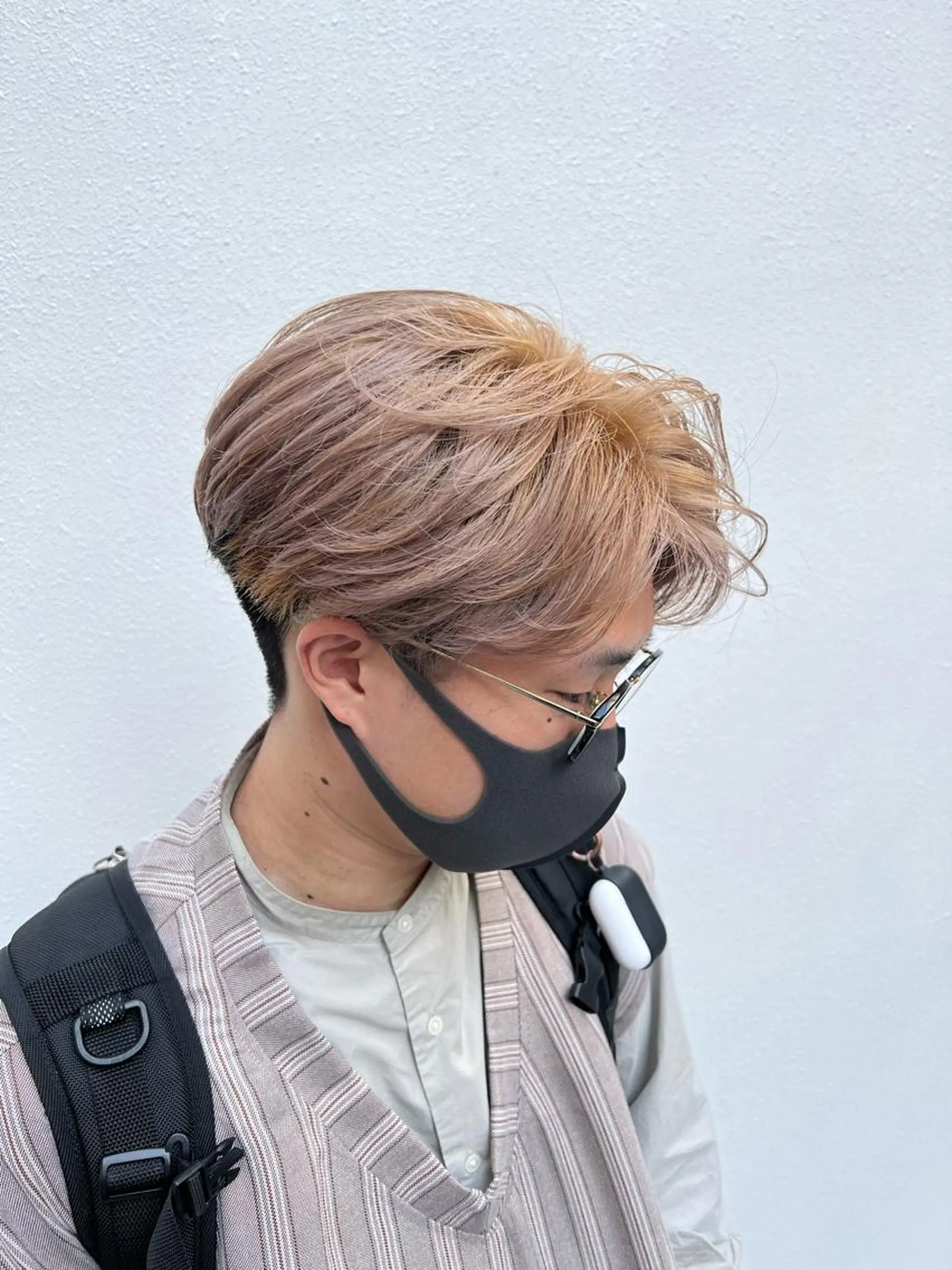 ショート カラー メンズ メンズハイトーン ハイトーンカラー 「sumi」Hair  Design所属・「sumi」 AMIのヘアスタイル