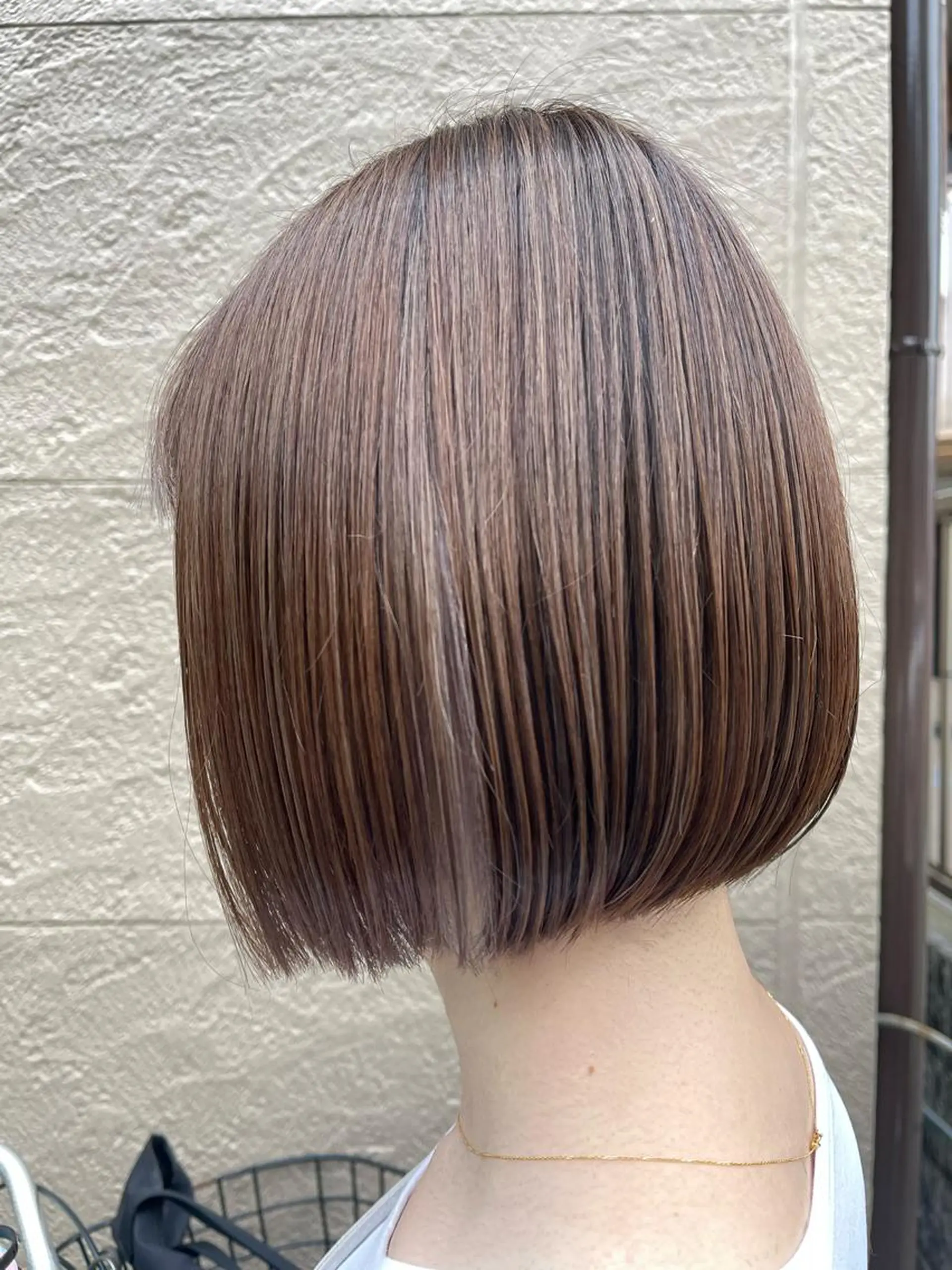 ショート ヘアカラー ボブ/インナーカラー ショート/佐野祥子のヘアスタイル