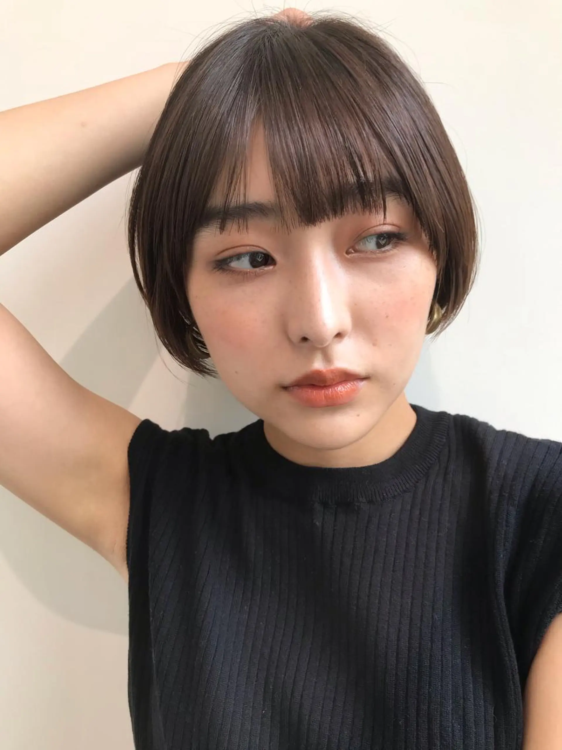 ショート カット ヘアカラー トリートメント イメチェンカット✂️ 錦糸町佐藤店長のヘアスタイル