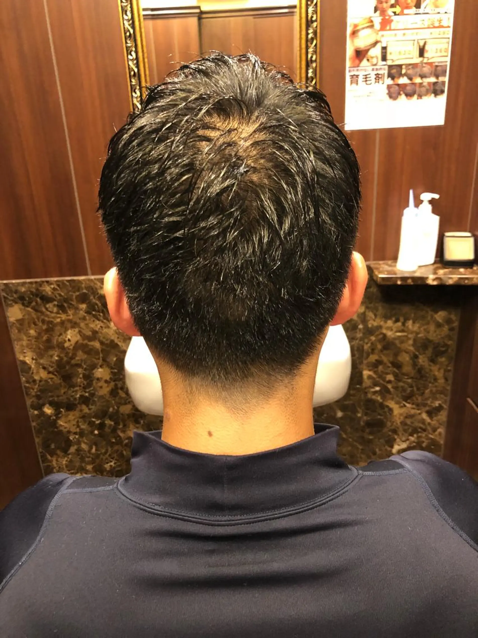 ショート パーマ メンズ HIRO GINZA BARBER SHOP 大阪所属・木村 りきのヘアスタイル