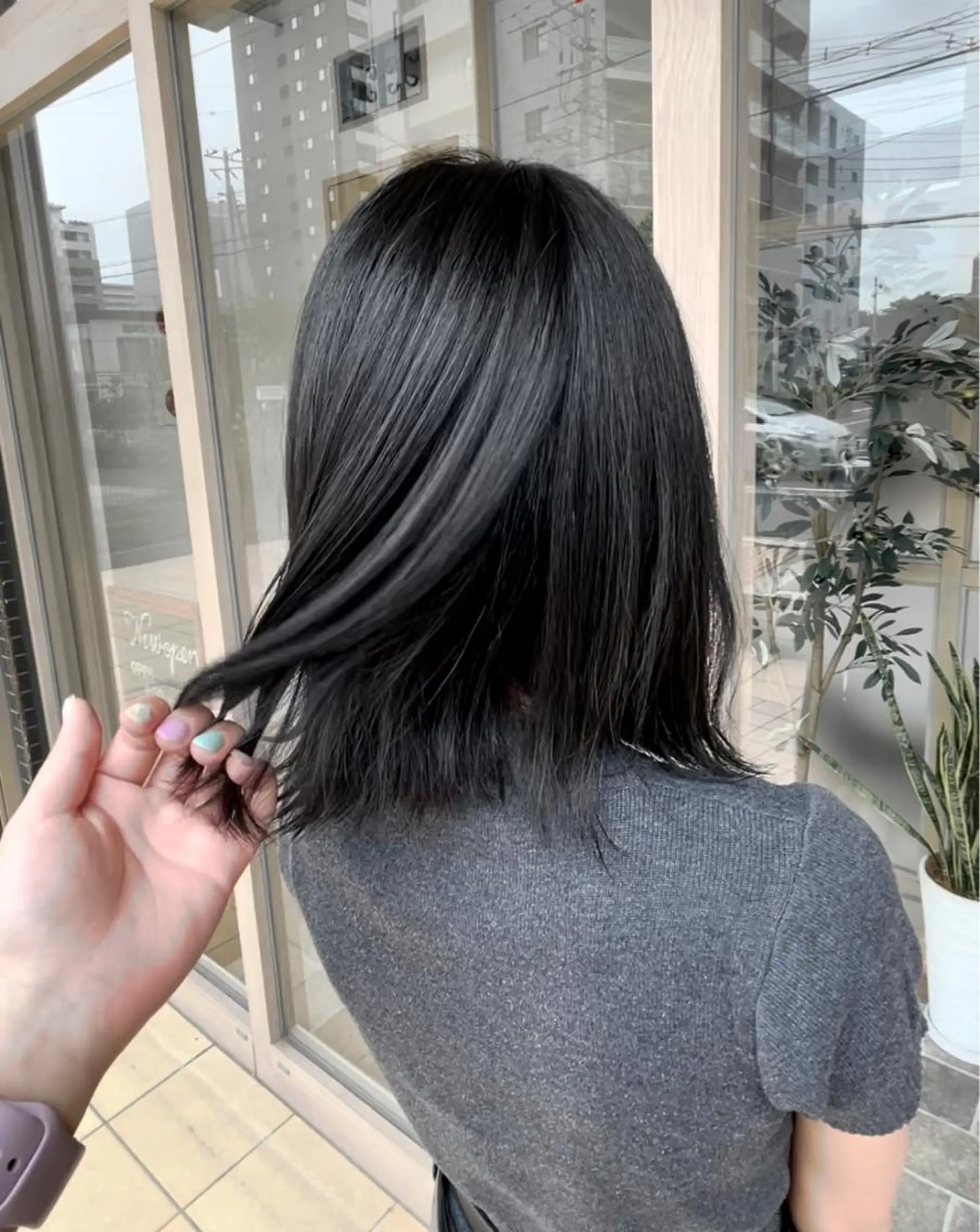 ミディアム カラー カット ヘアカラー トリートメント 🫧MITO カイレアサロン🫧のヘアスタイル