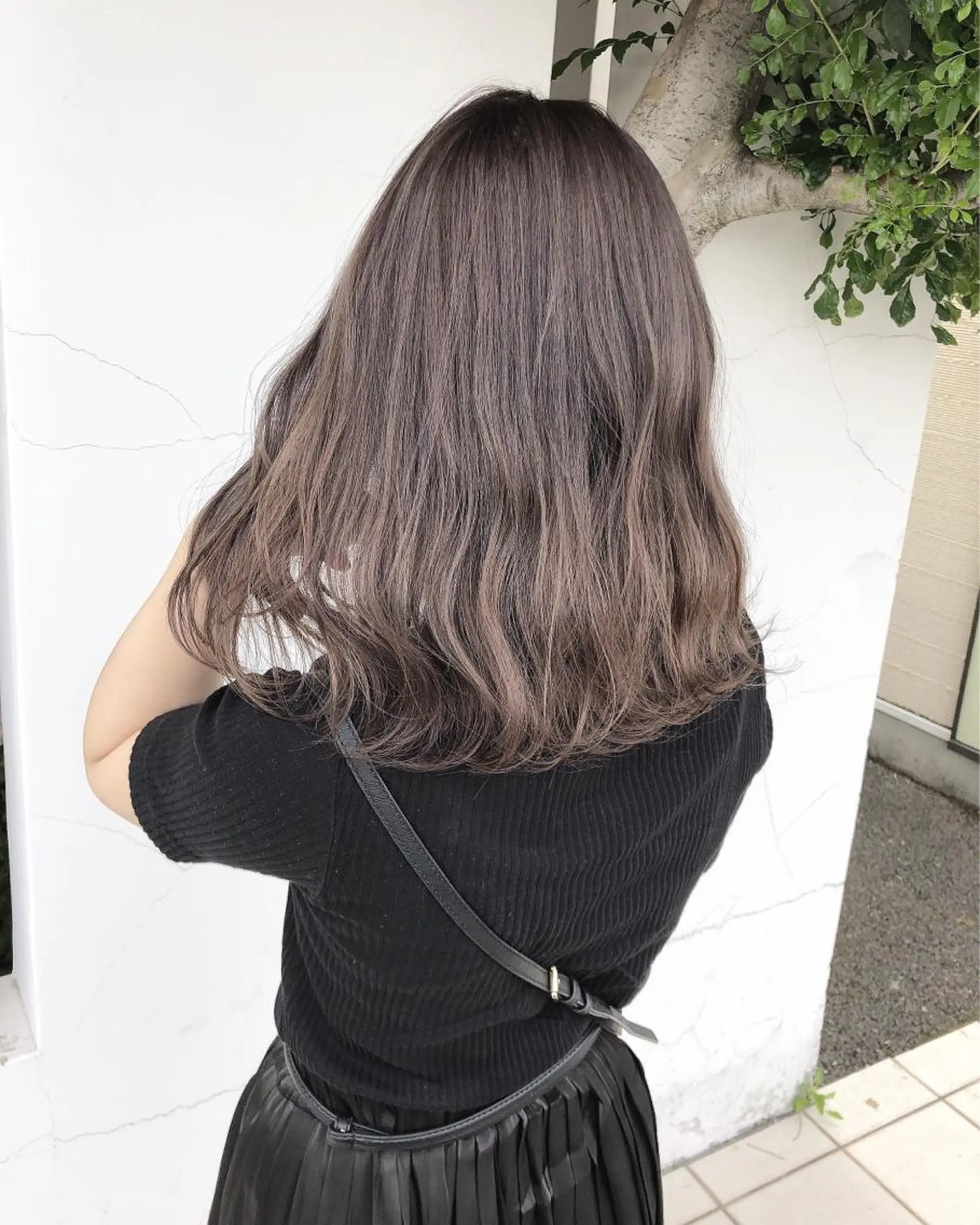 ミディアム カラー カット ヘアカラー トリートメント 具志 正太のヘアスタイル