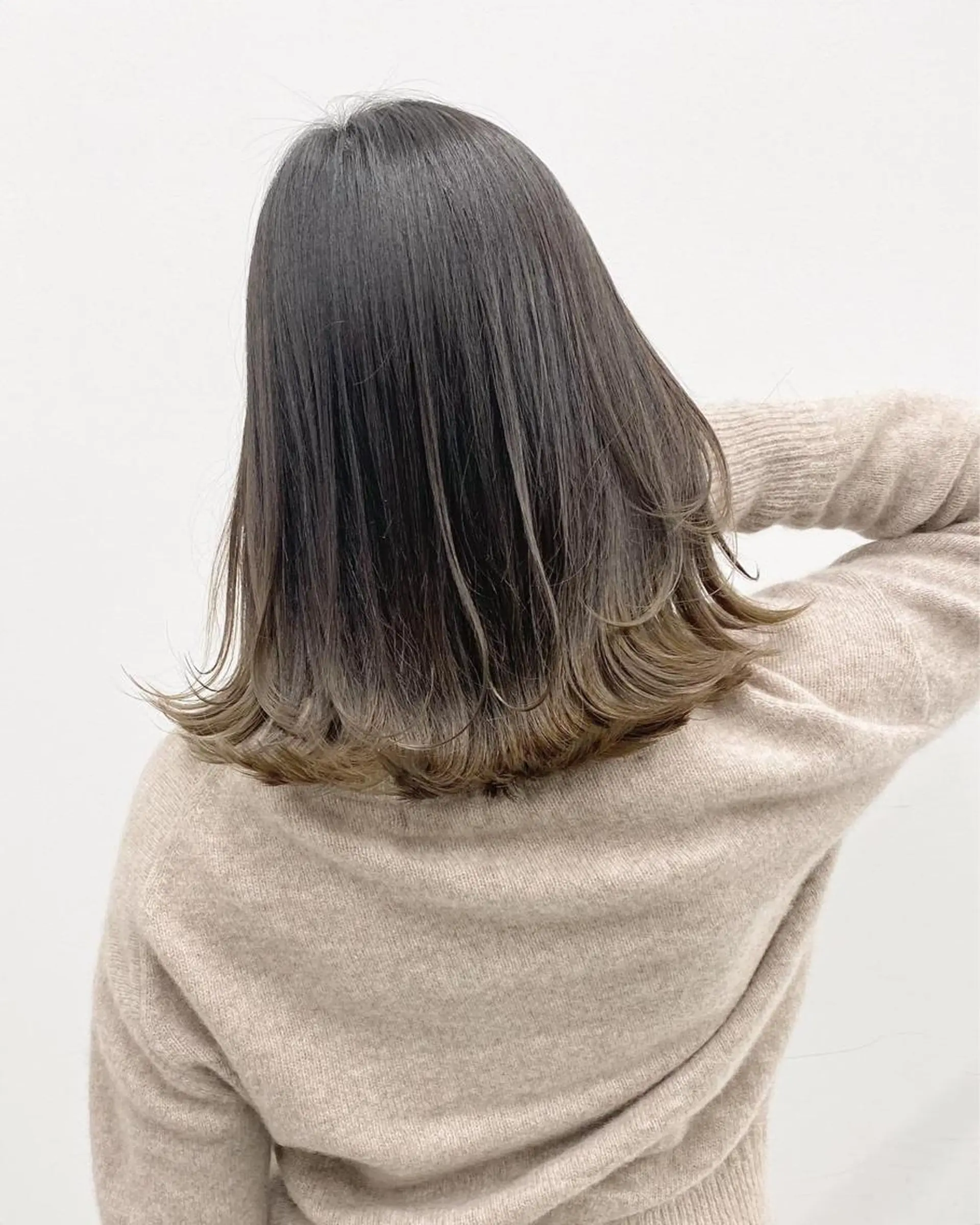 ミディアム カラー パーマ ヘアアレンジ 【公式】amble luxe池袋東口🩷のヘアスタイル