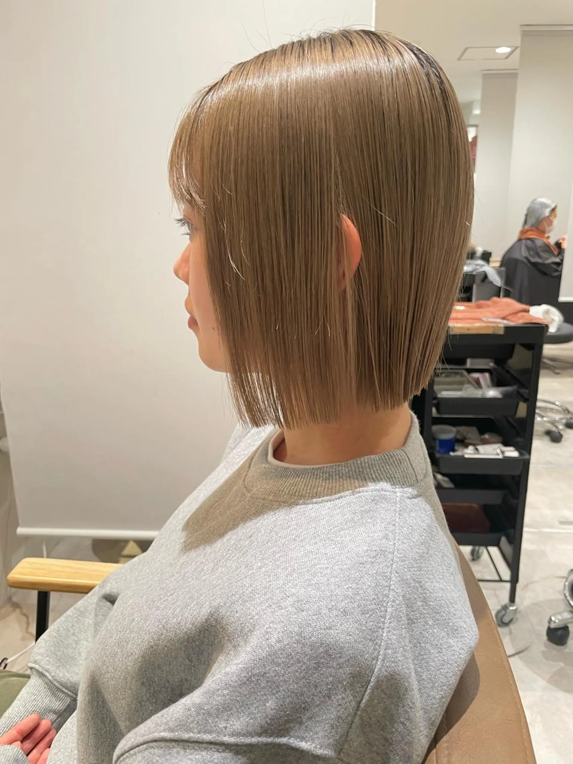 ショート 髪質改善ストレー ト指名NO.1林駿希のヘアスタイル