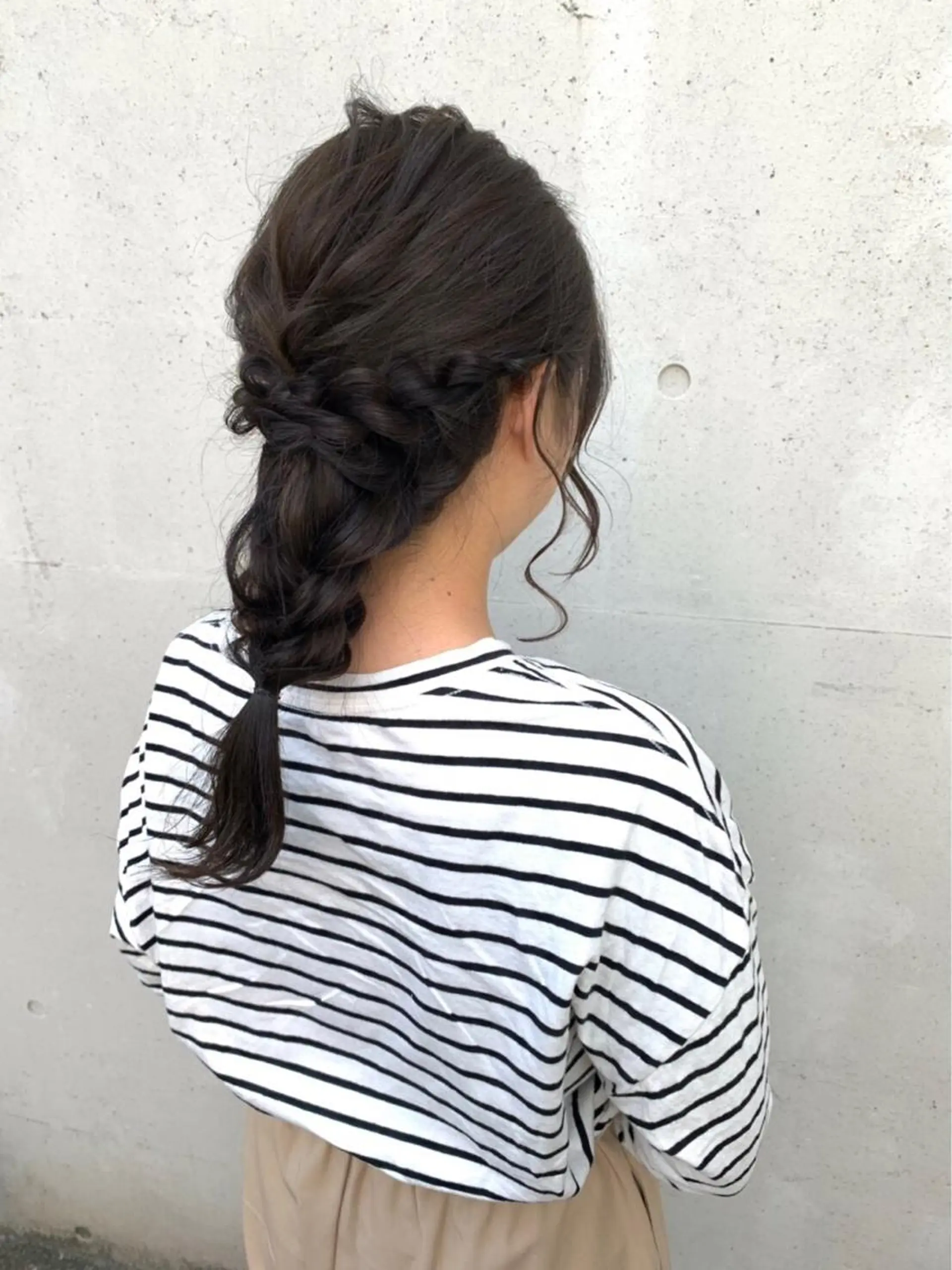 セミロング ヘアアレンジ 酸性縮毛矯正🧴韓国 レイヤー/髪質改善のヘアスタイル