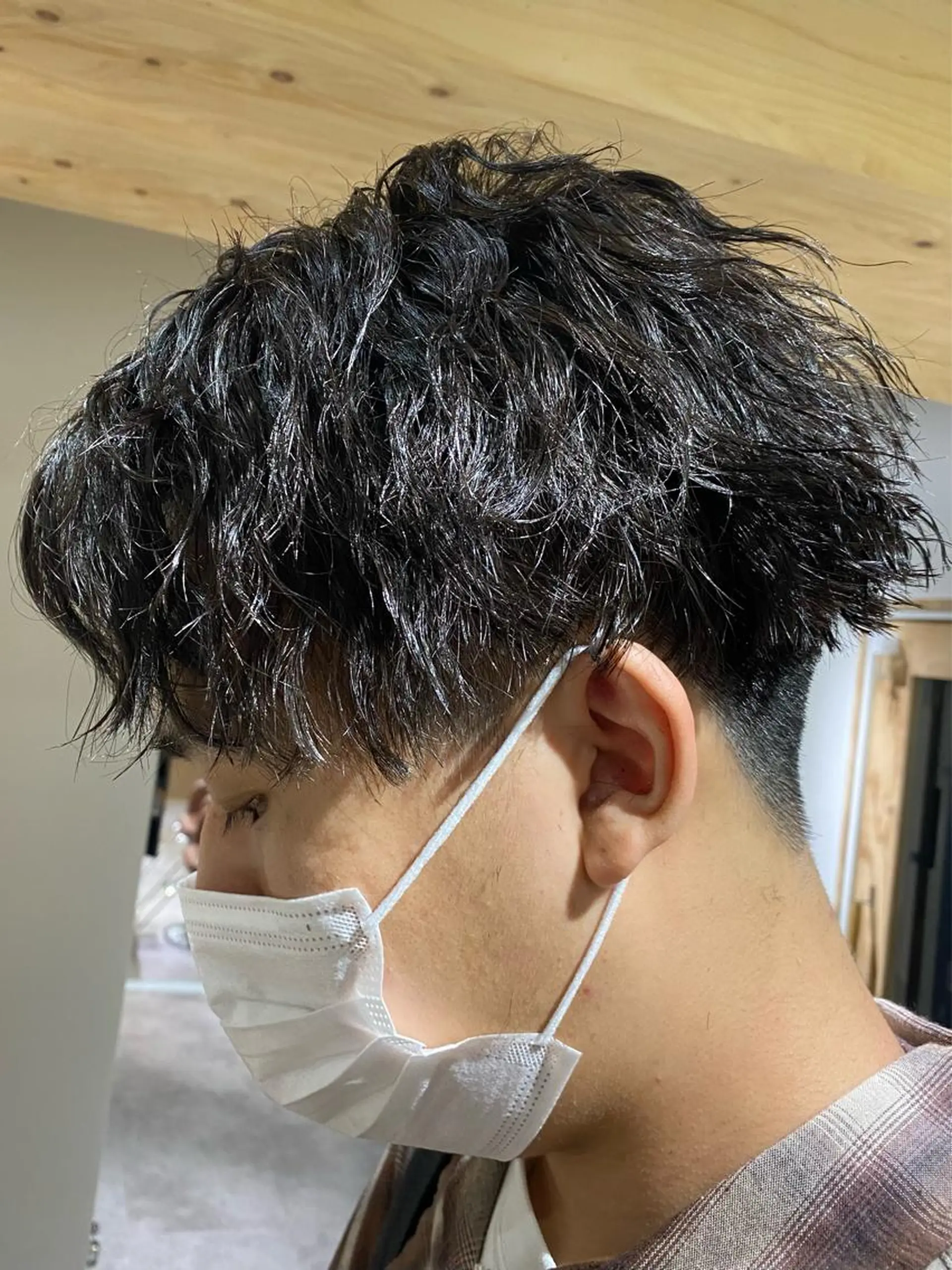 パーマ メンズ カット パーマ トリートメント ヘアセット メンズブリーチカラー /パーマ ごーた立川のヘアスタイル