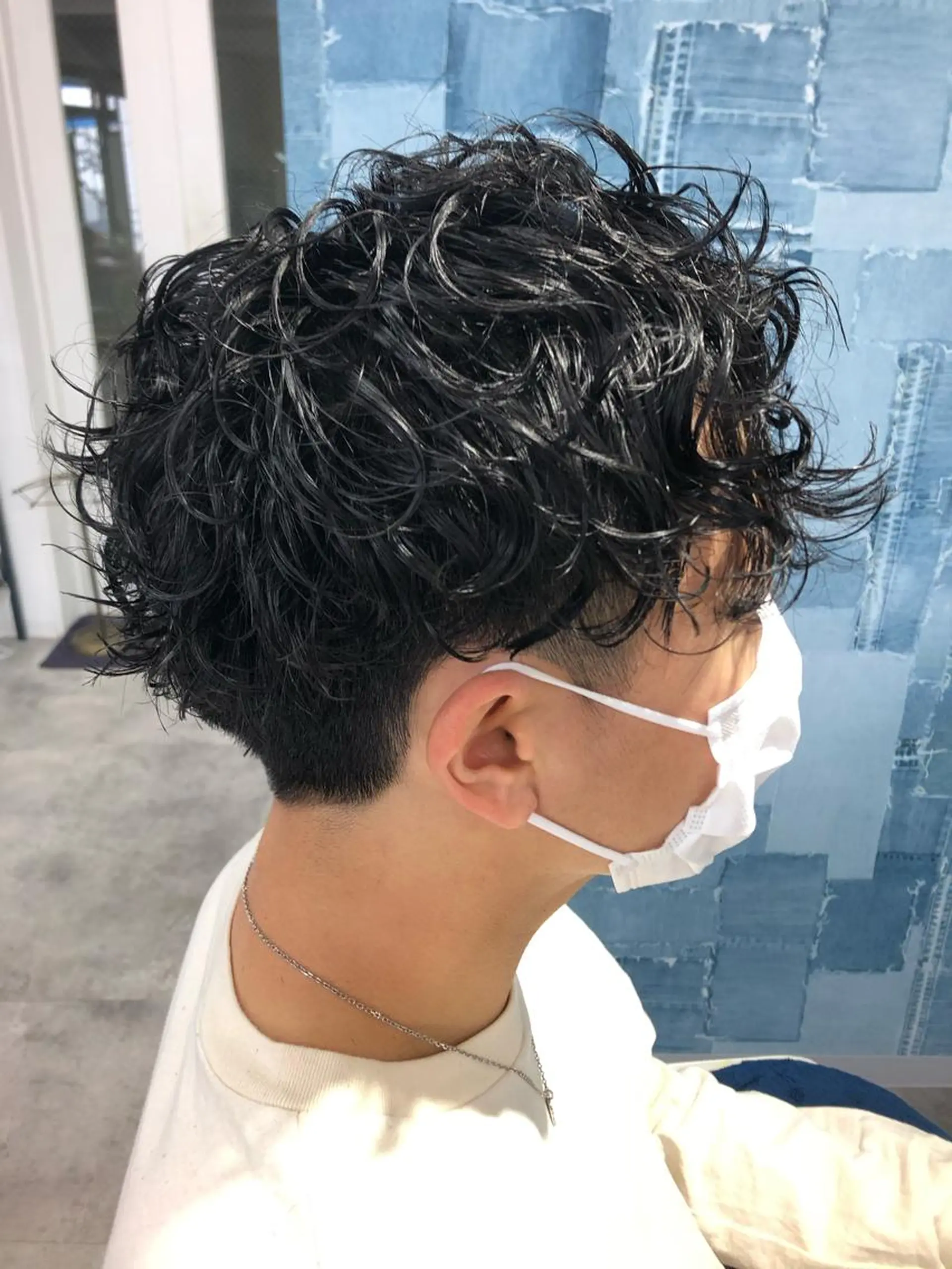 パーマ メンズ メンズパーマ ツーブロック スパイラルパーマ カット パーマ トリートメント Noy所属・Noyヨシモト ヒロトのヘアスタイル