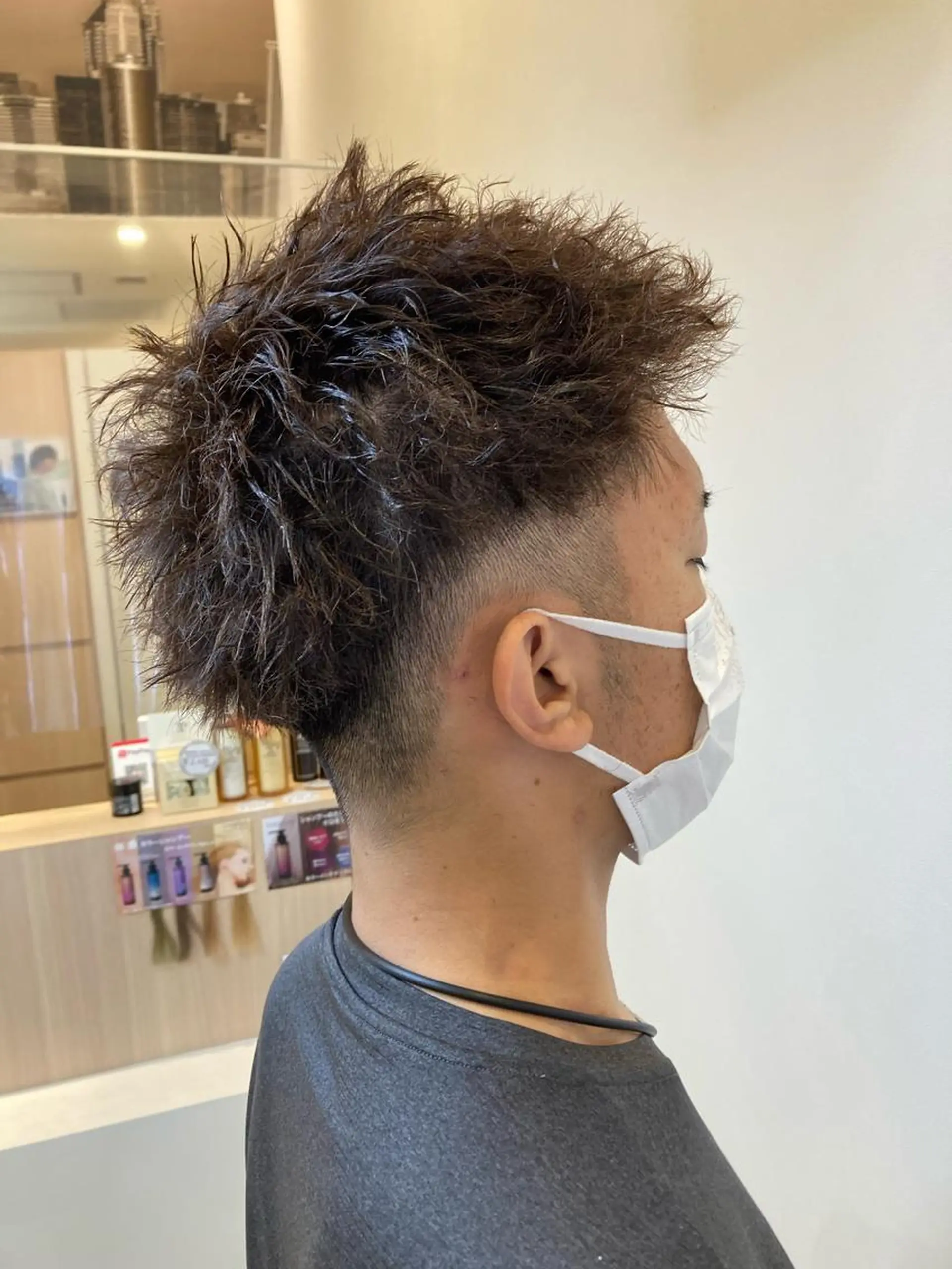 パーマ メンズ 黒川 真伍のヘアスタイル