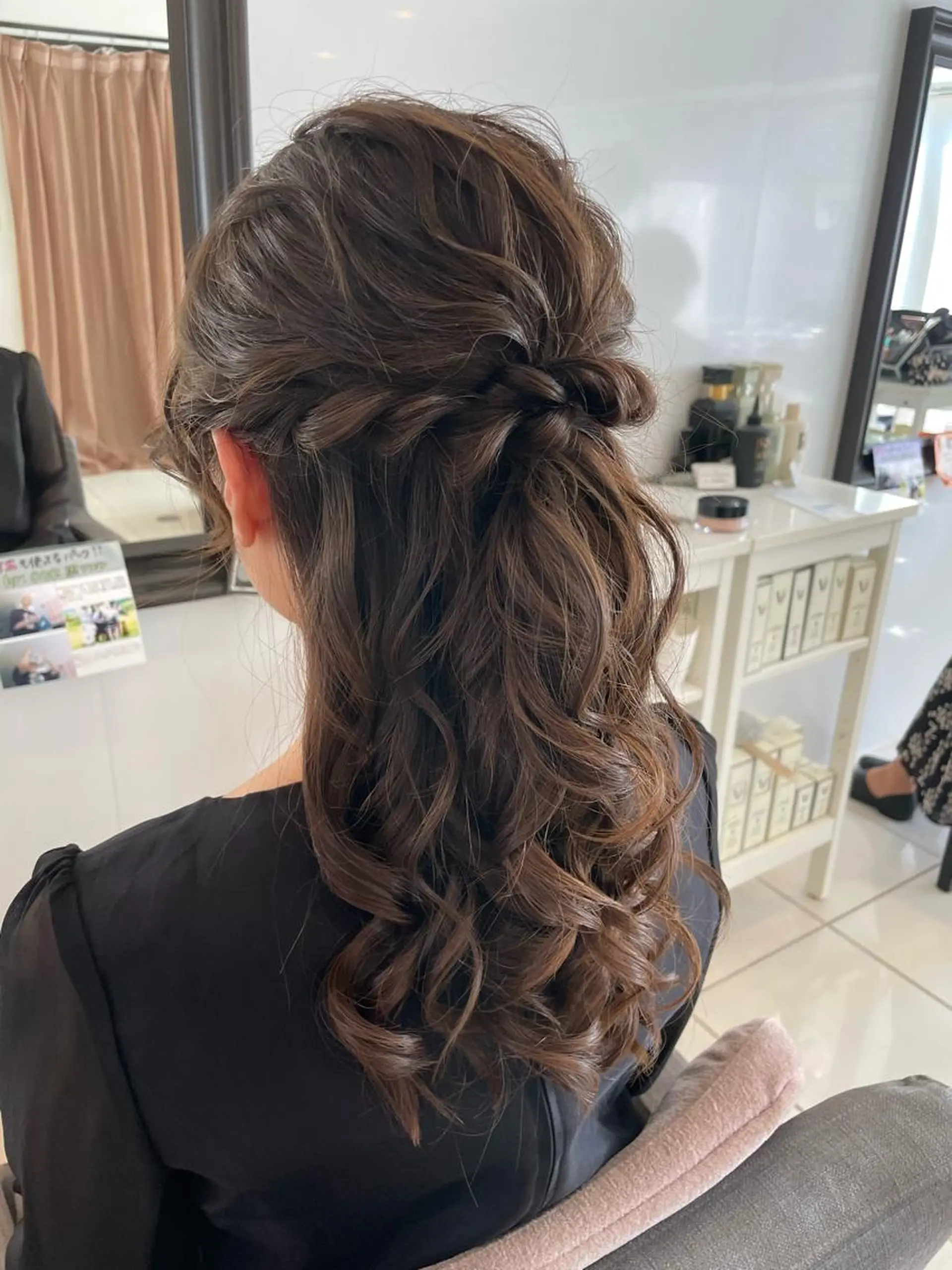 ヘアアレンジ ハーフアップ デート 浴衣 ヘアセット 参列・イベントヘア♡ ゆいなのヘアスタイル