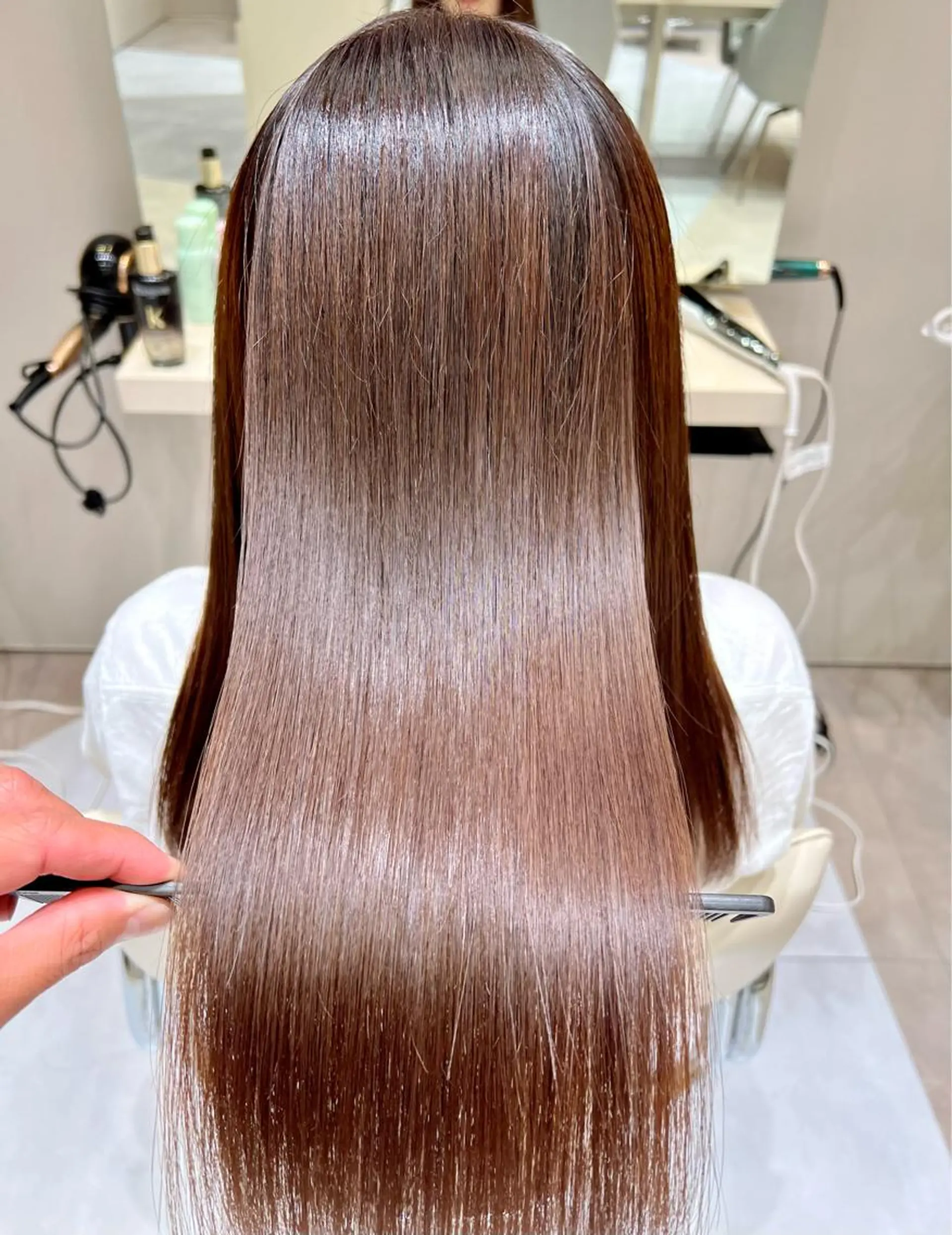 ロング カラー 髪質改善 トリートメント カット ヘアカラー トリートメント 内藤 裕真  k-twoのヘアスタイル