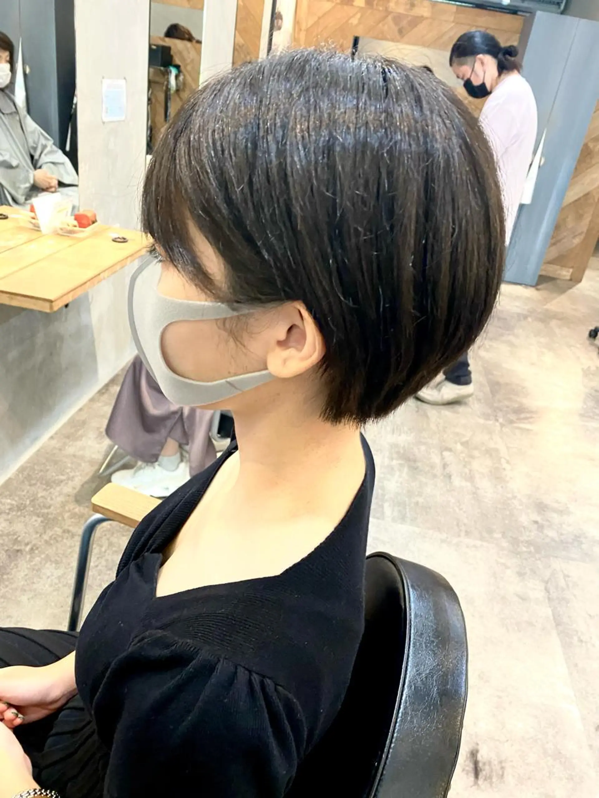 ショート ショートボブ ボブ ショートヘア ヘアカラー トリートメント lafith hair luce所属・小山 奏良のヘアスタイル