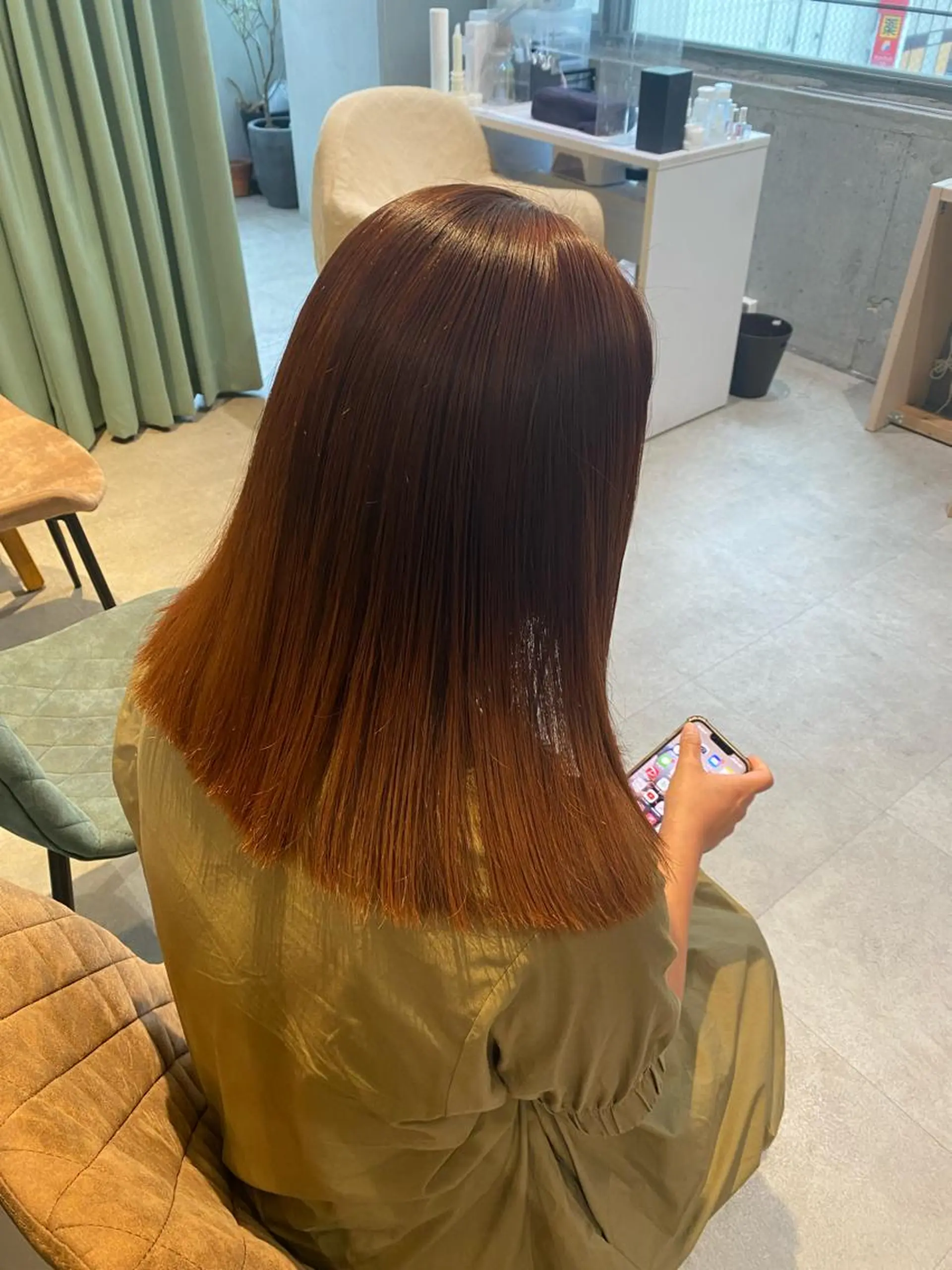 セミロング カラー Marin🔖 /学生人気No. 1のヘアスタイル