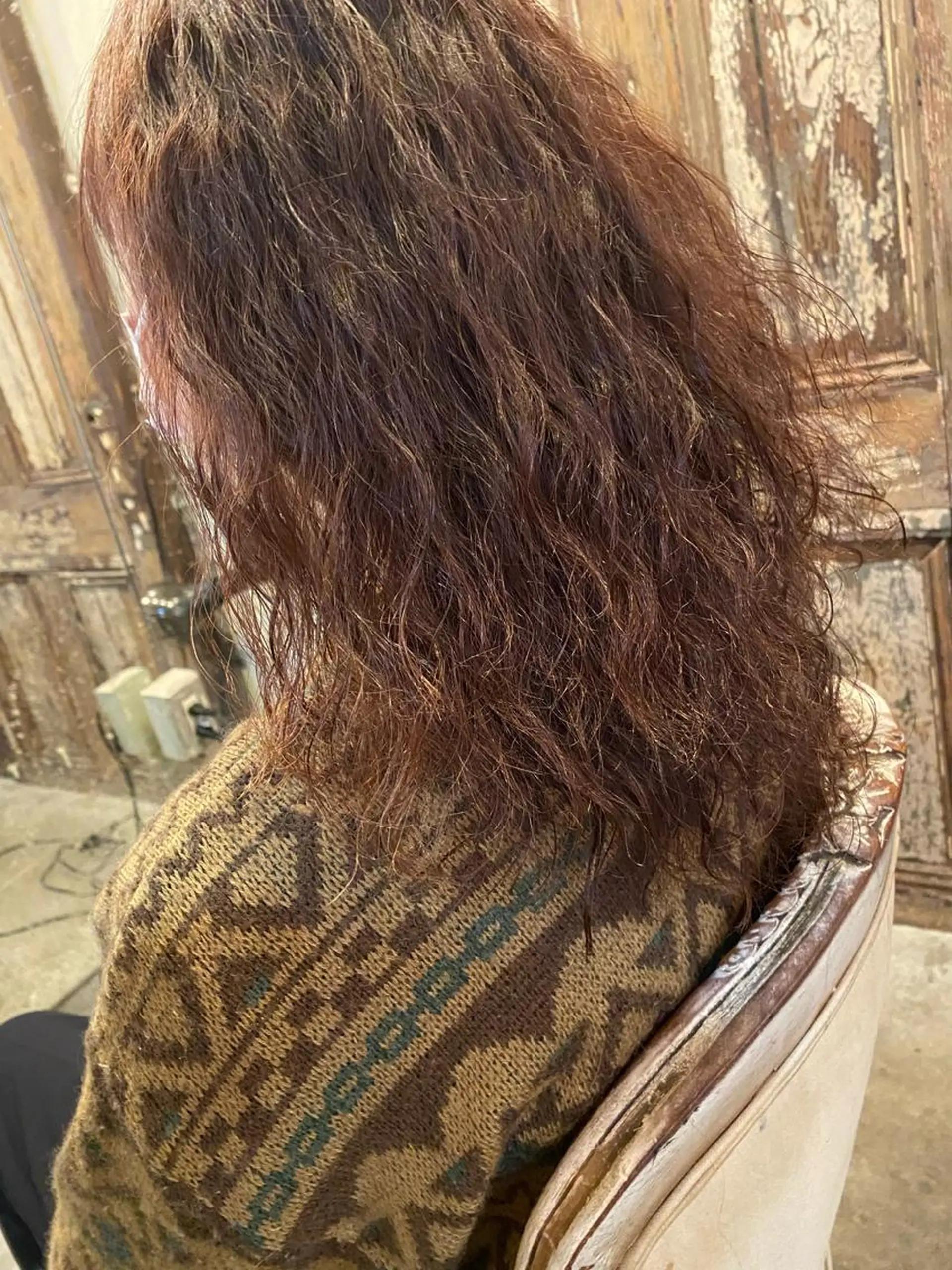 ミディアム パーマ ミディアムパーマ ソバージュ お任せヘア☘️☘️ 及川渚のヘアスタイル