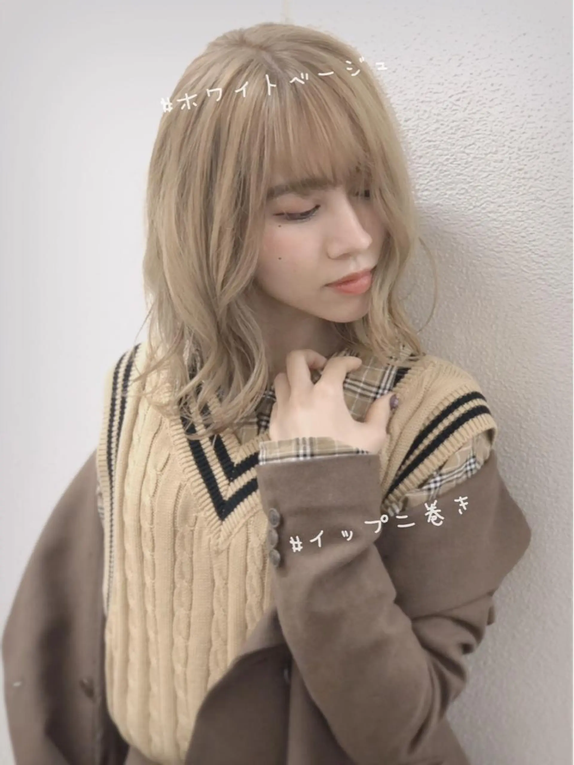 ミディアム カラー ヘアアレンジ ✖️リーアキト LEEAKITO✖️のヘアスタイル