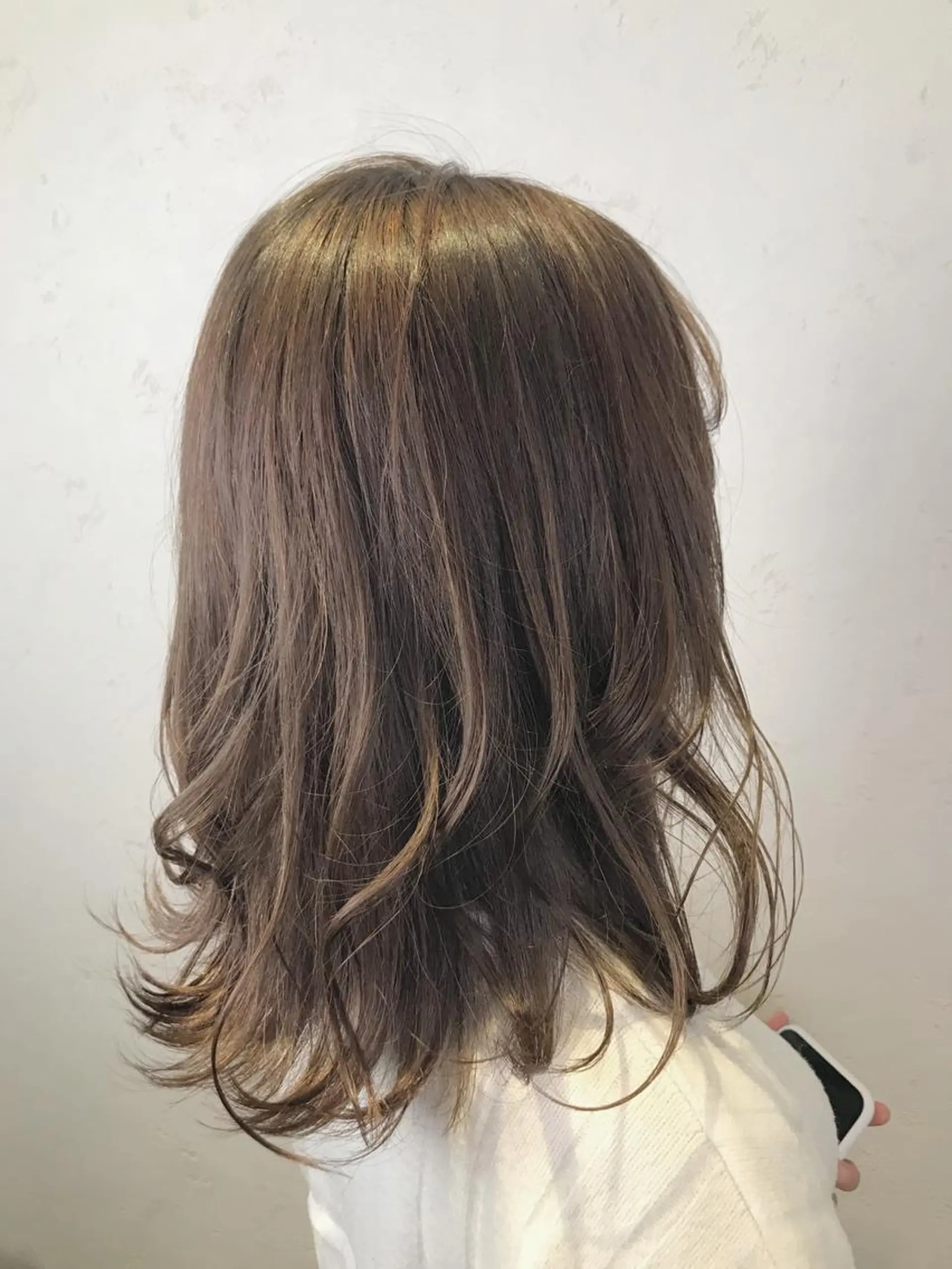 ミディアム カラー ノンダメージサロン/ 豊中/美容室のヘアスタイル