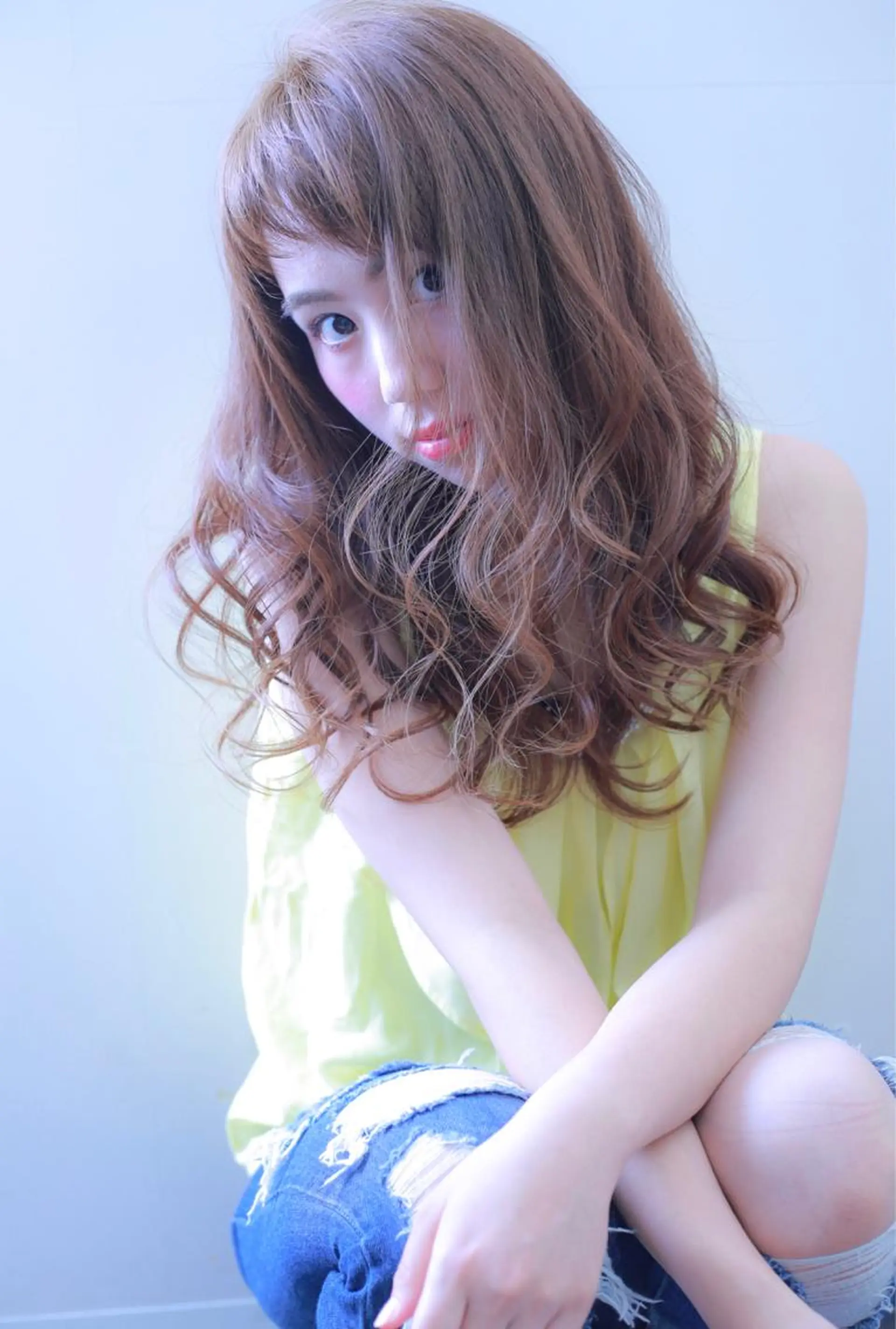 ロング 伊藤 裕貴のヘアスタイル