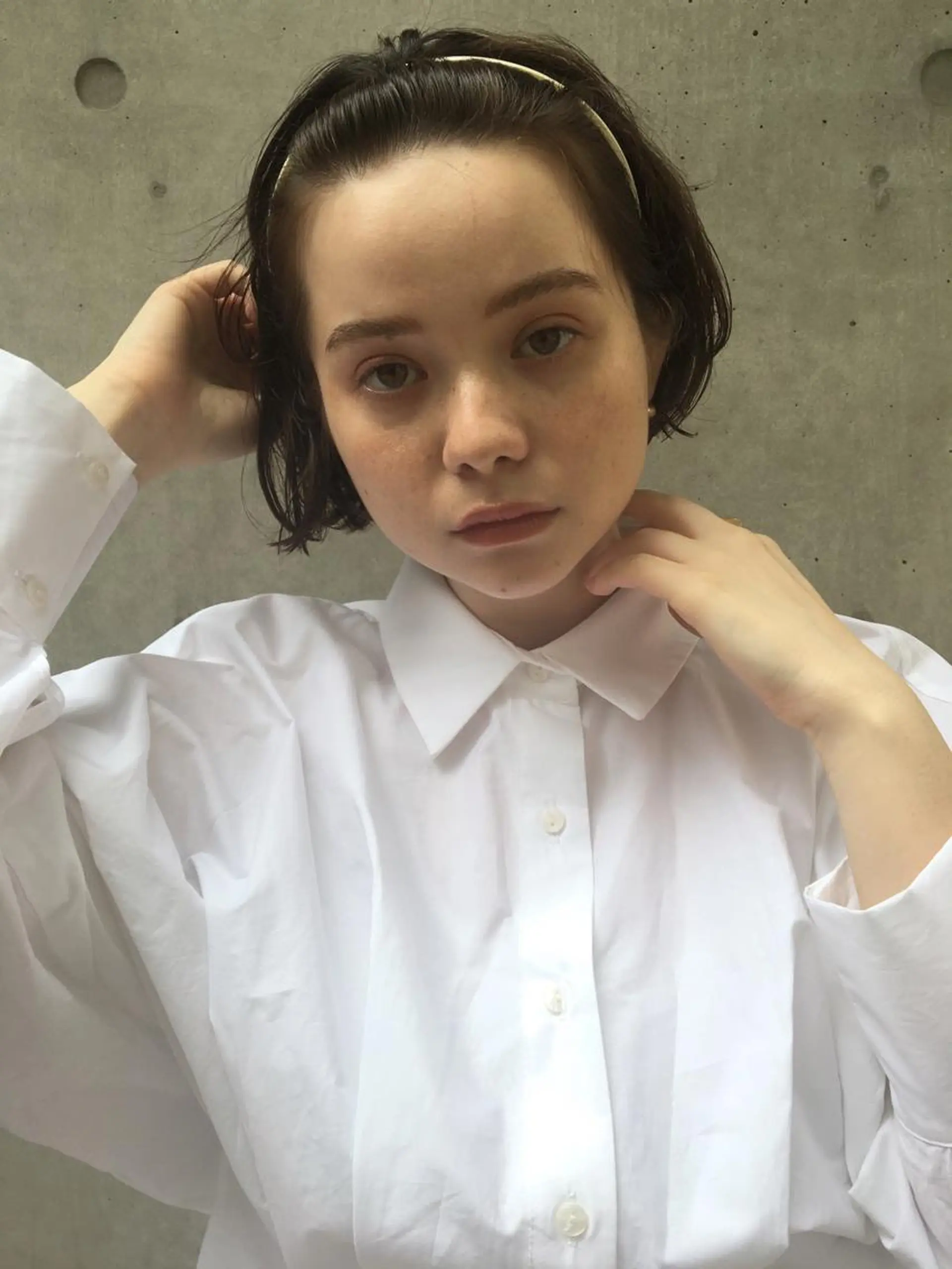 ショート カラー 切りっぱなしボブ ボブ volta∞knot所属・狩野 羅夢のヘアスタイル