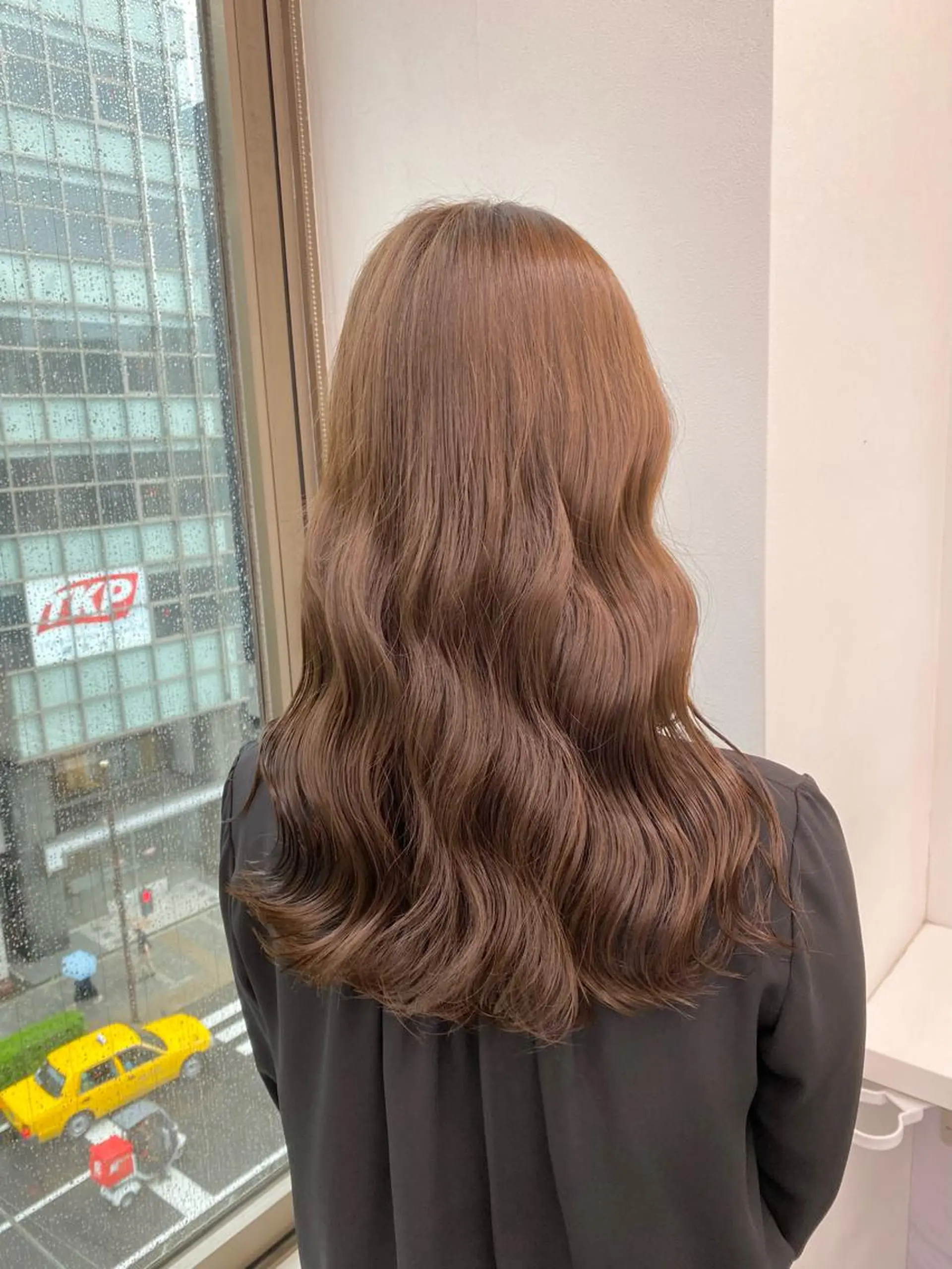 セミロング カラー レイヤー/韓国❣️ 髪質改善/亘紘輝のヘアスタイル