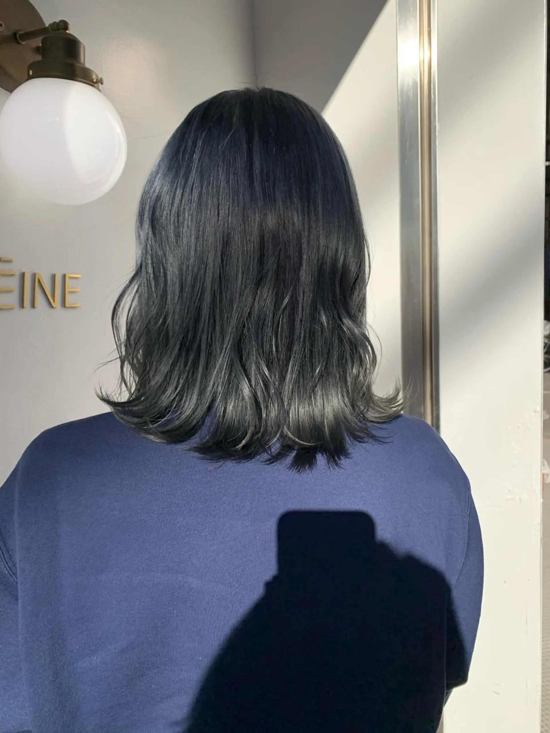 ミディアム カラー アッシュ オリーブアッシュ ヘアカラー 中目黒🌼 🌼ハナのヘアスタイル