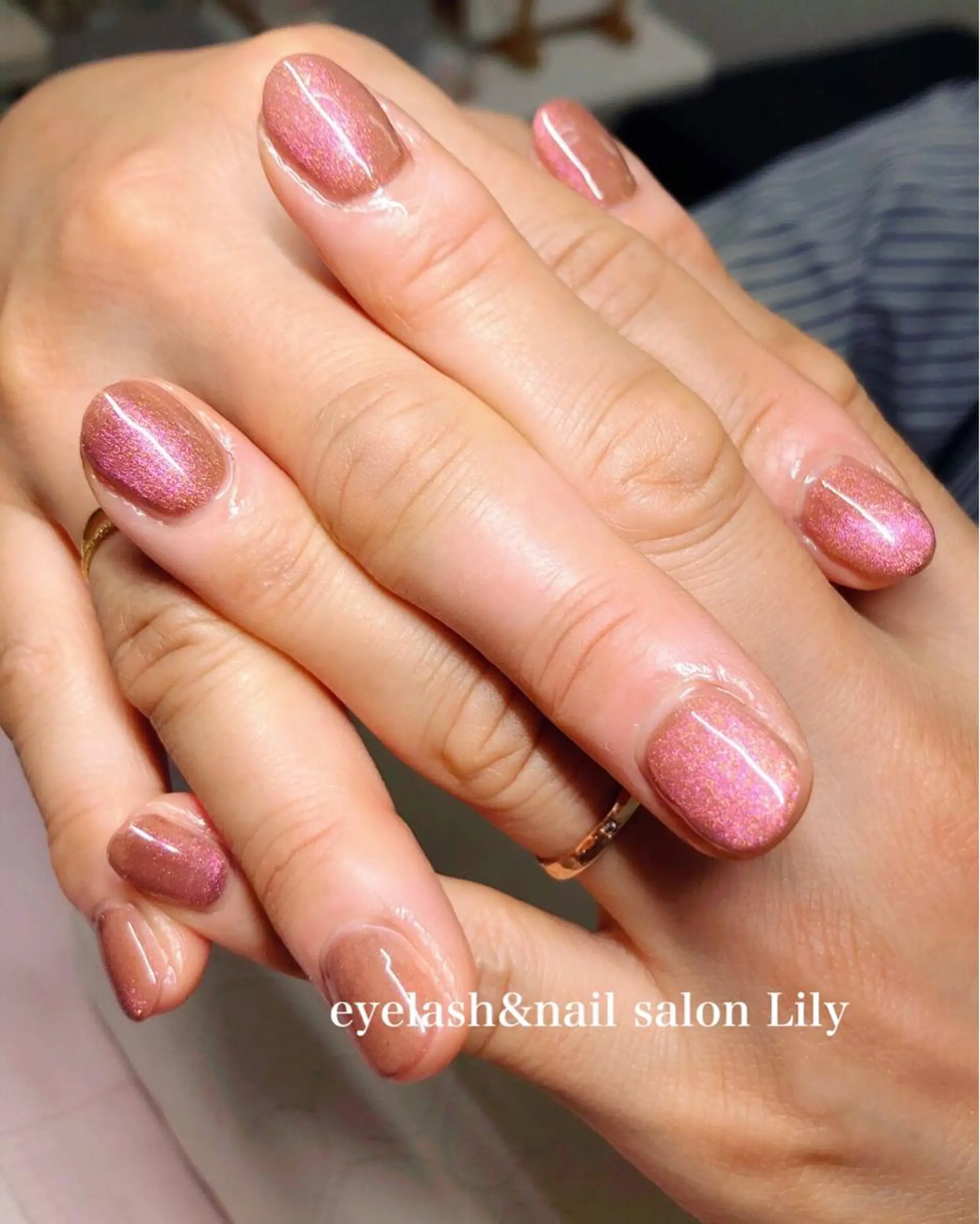 ネイル ジェルネイル マグネットネイル Lily所属・Nail Lilyのネイルデザイン