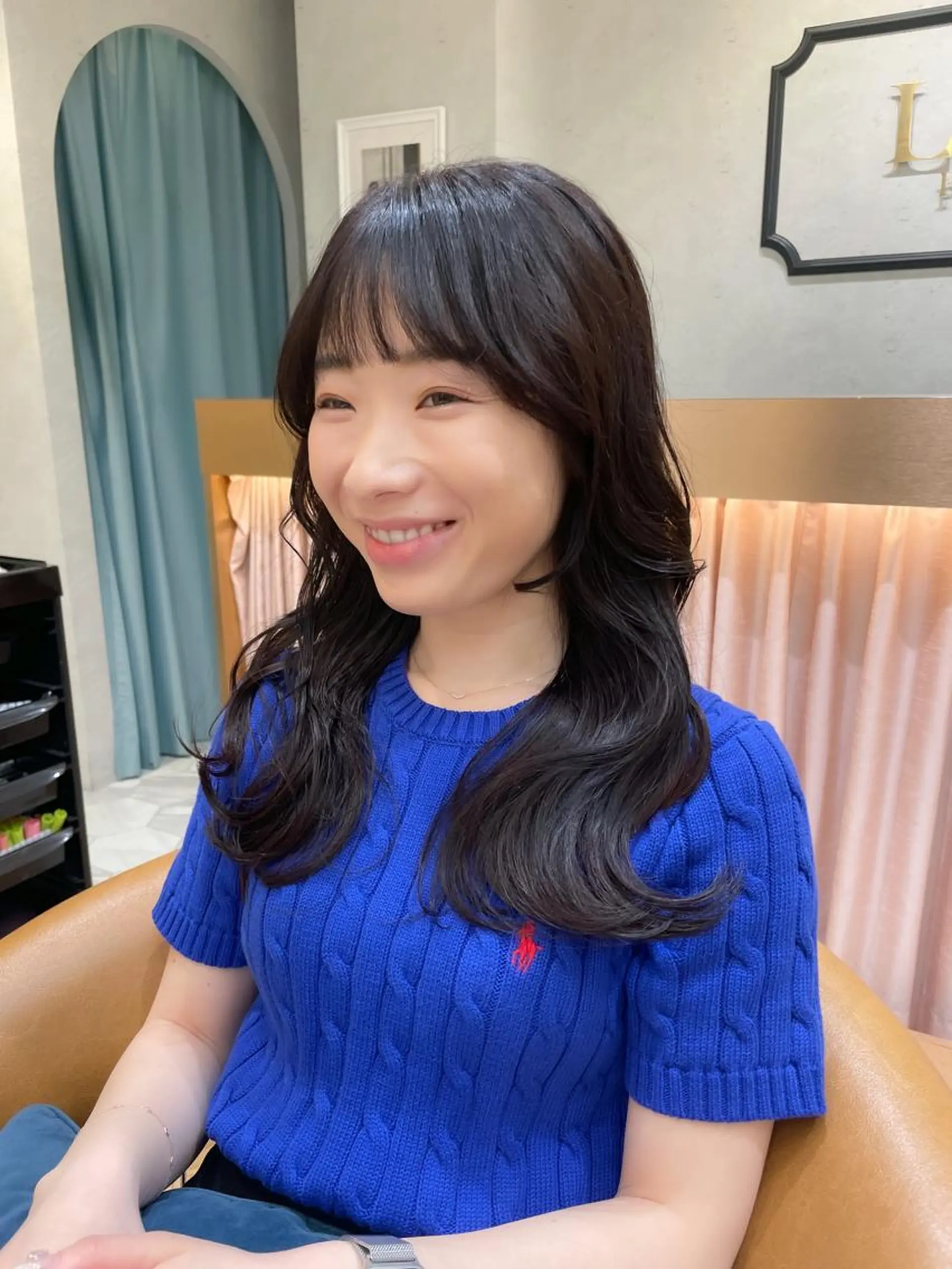 セミロング 産休中2026.4月 復帰予定/野崎華代のヘアスタイル