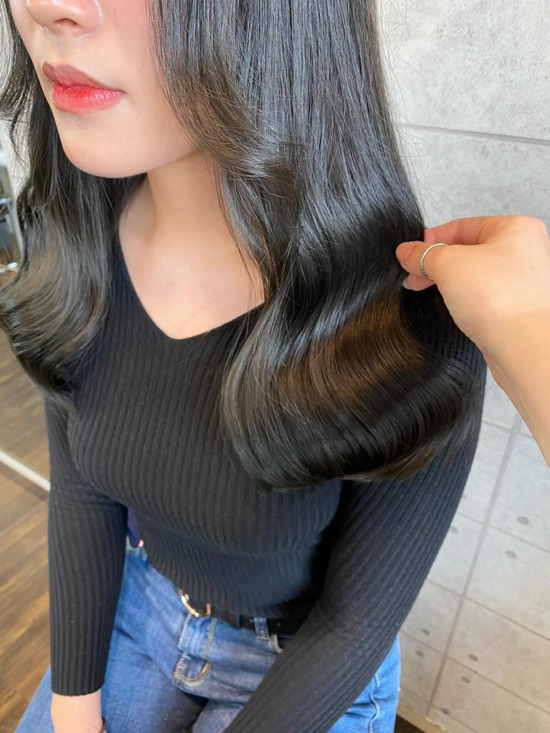 ロング カラー knock【ノック】所属・烏丸韓国ヘア🇰🇷 ayaka🎀のヘアスタイル