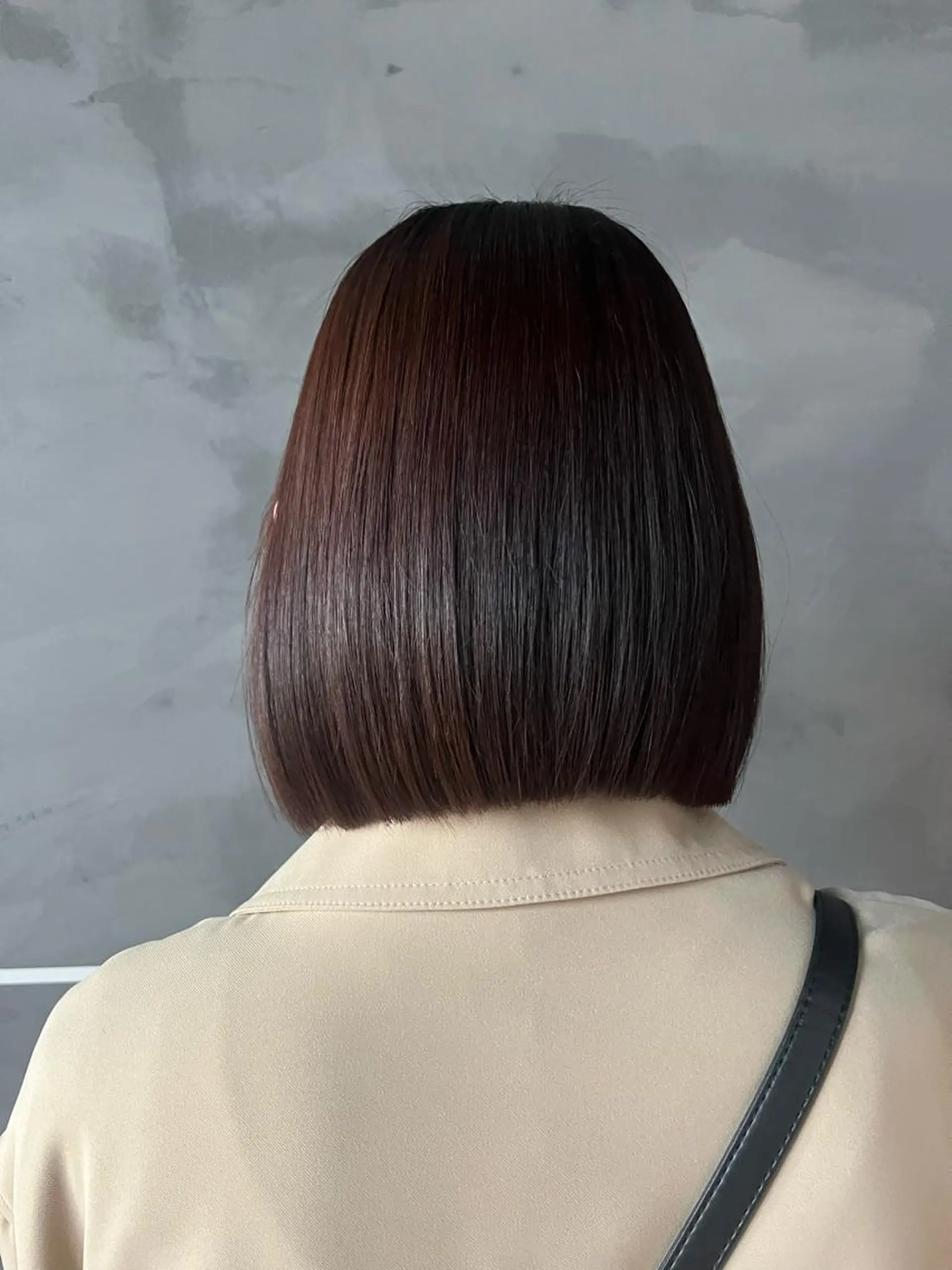 ミディアム パーマ 暖色カラー/似合わせ カット/名古屋/辻のヘアスタイル