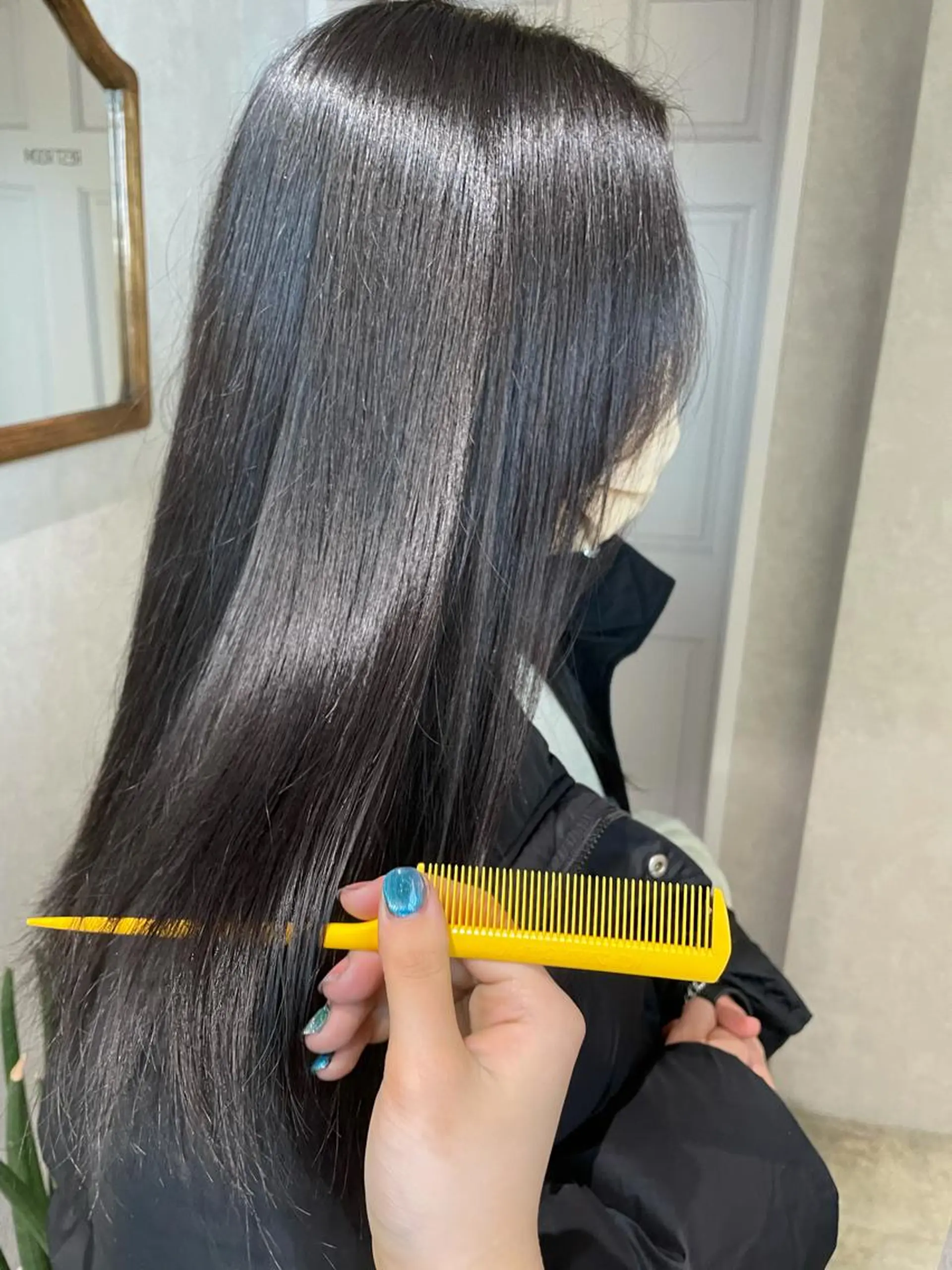 ロング カラー 髪質改善 ヘアカラー トリートメント ナチュラル透明感🌱 小山美樹子のヘアスタイル