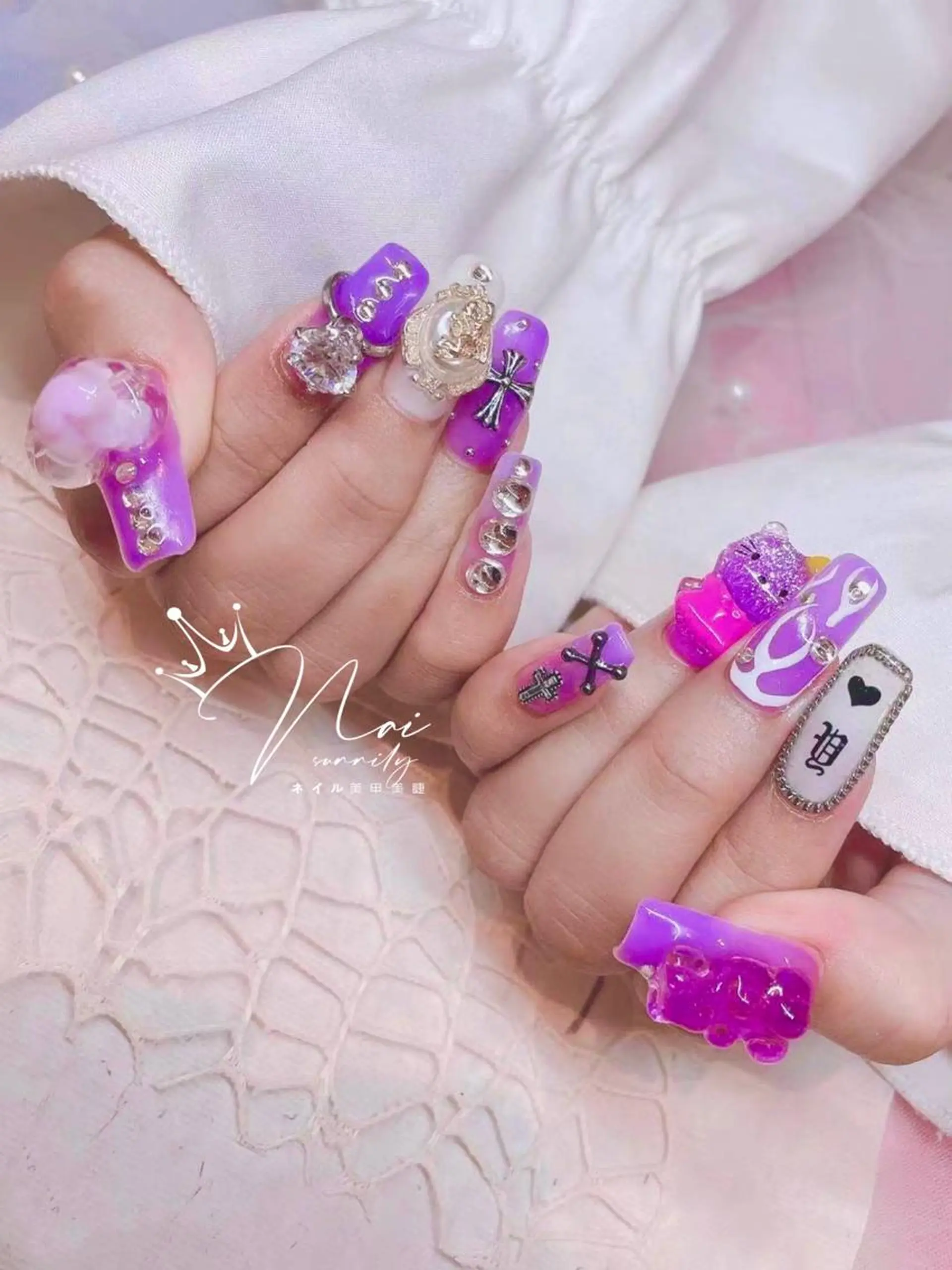 ネイル 長さだし専門店 M2　rikaのネイルデザイン