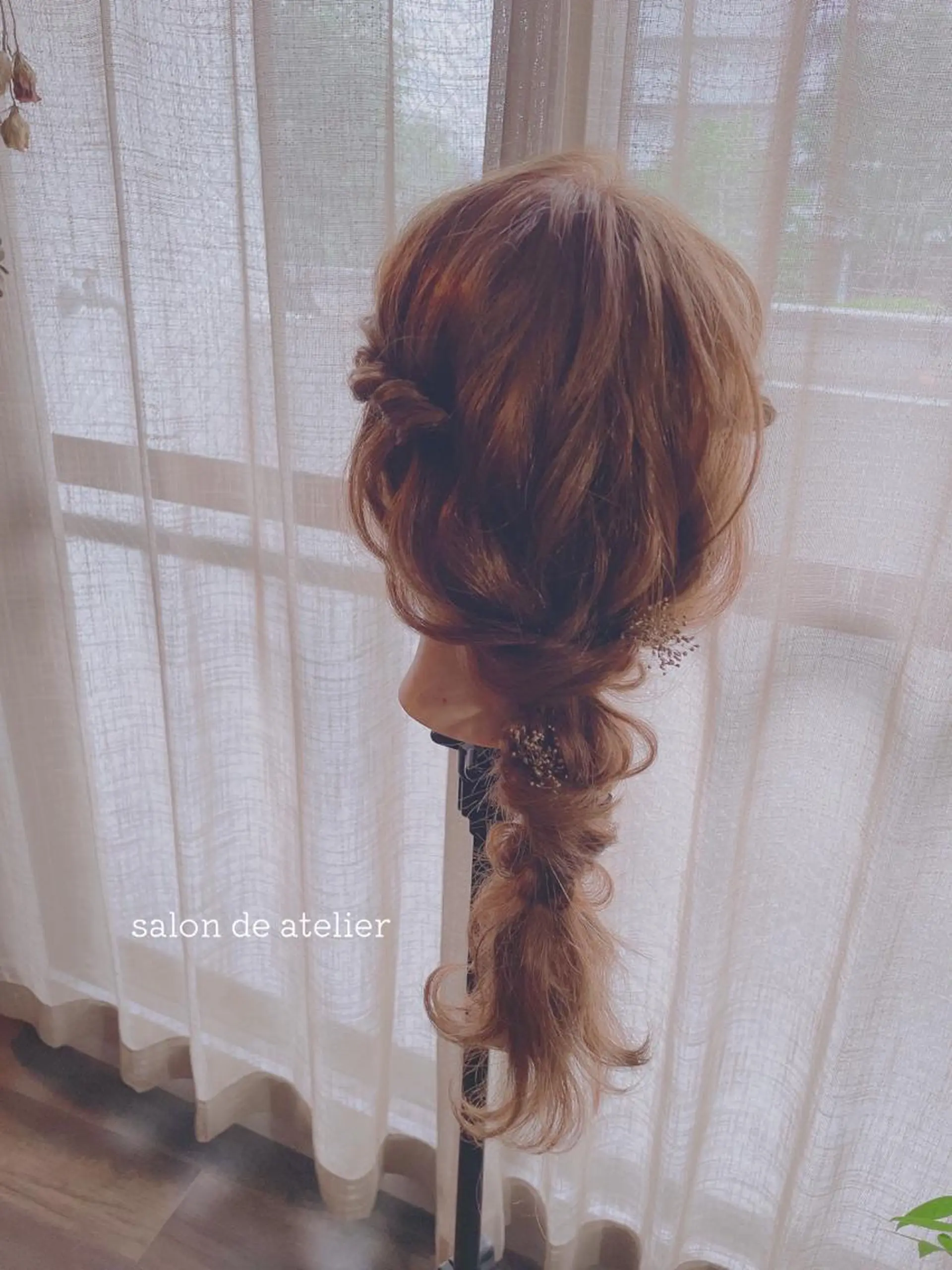 ヘアアレンジ ヘアセット サロンデアトリエ 愛沙花のマツエク・マツパデザイン