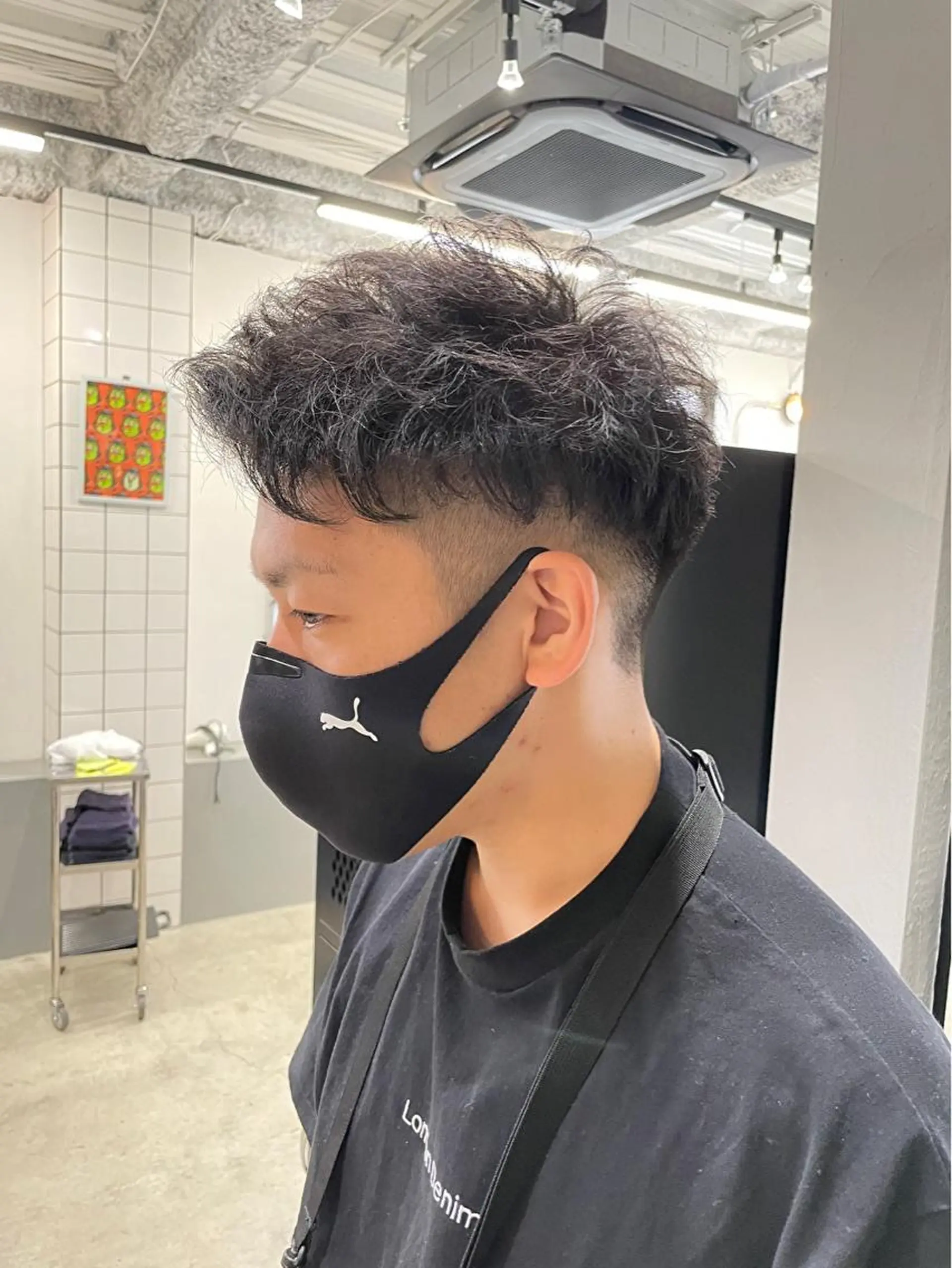 パーマ メンズ カット パーマ メンズ専門サロン wokeのヘアスタイル