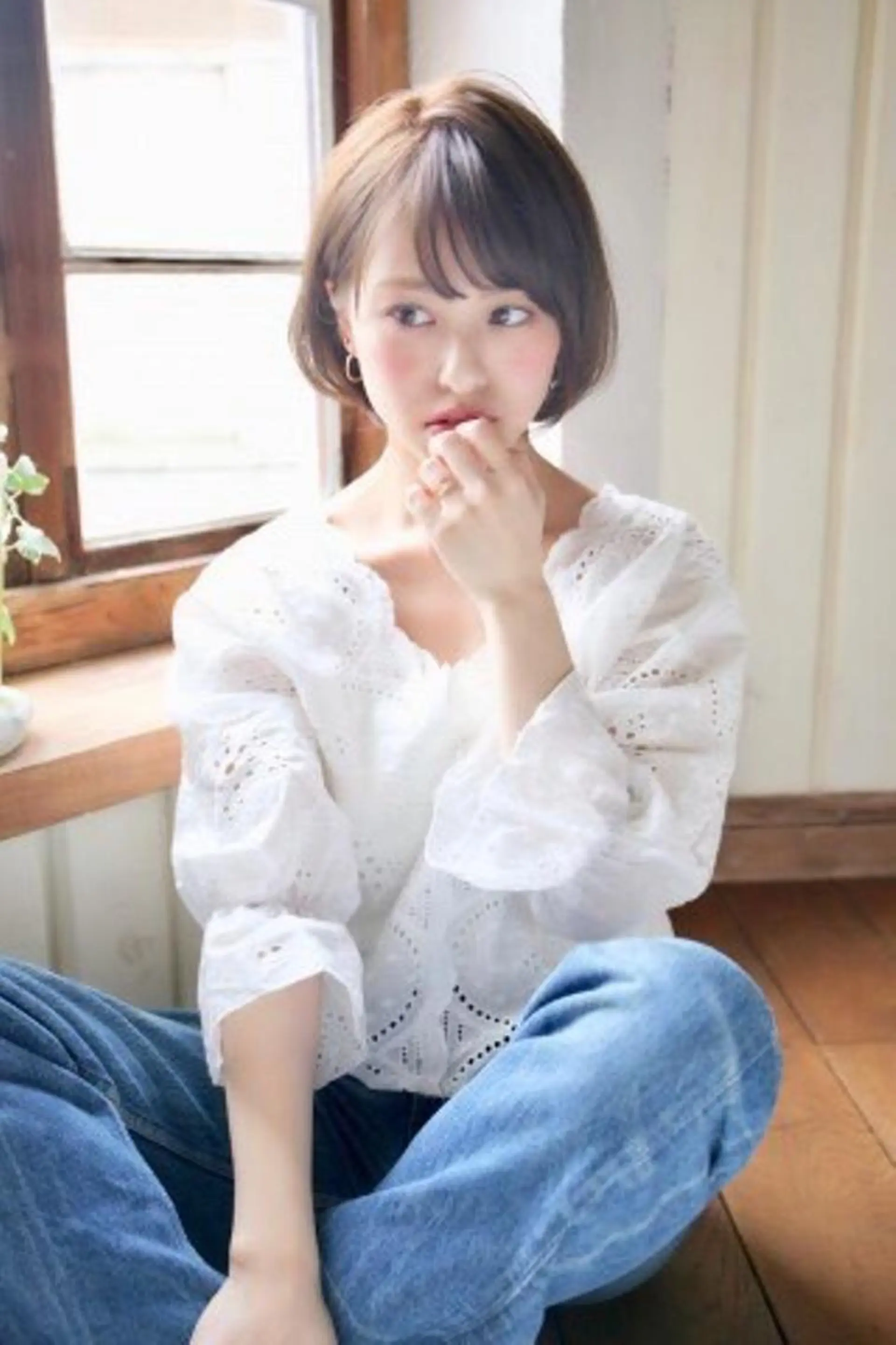 ミディアム カラー マツエク・マツパ 🤎ベージュカラー 🐶メンズパーマのヘアスタイル