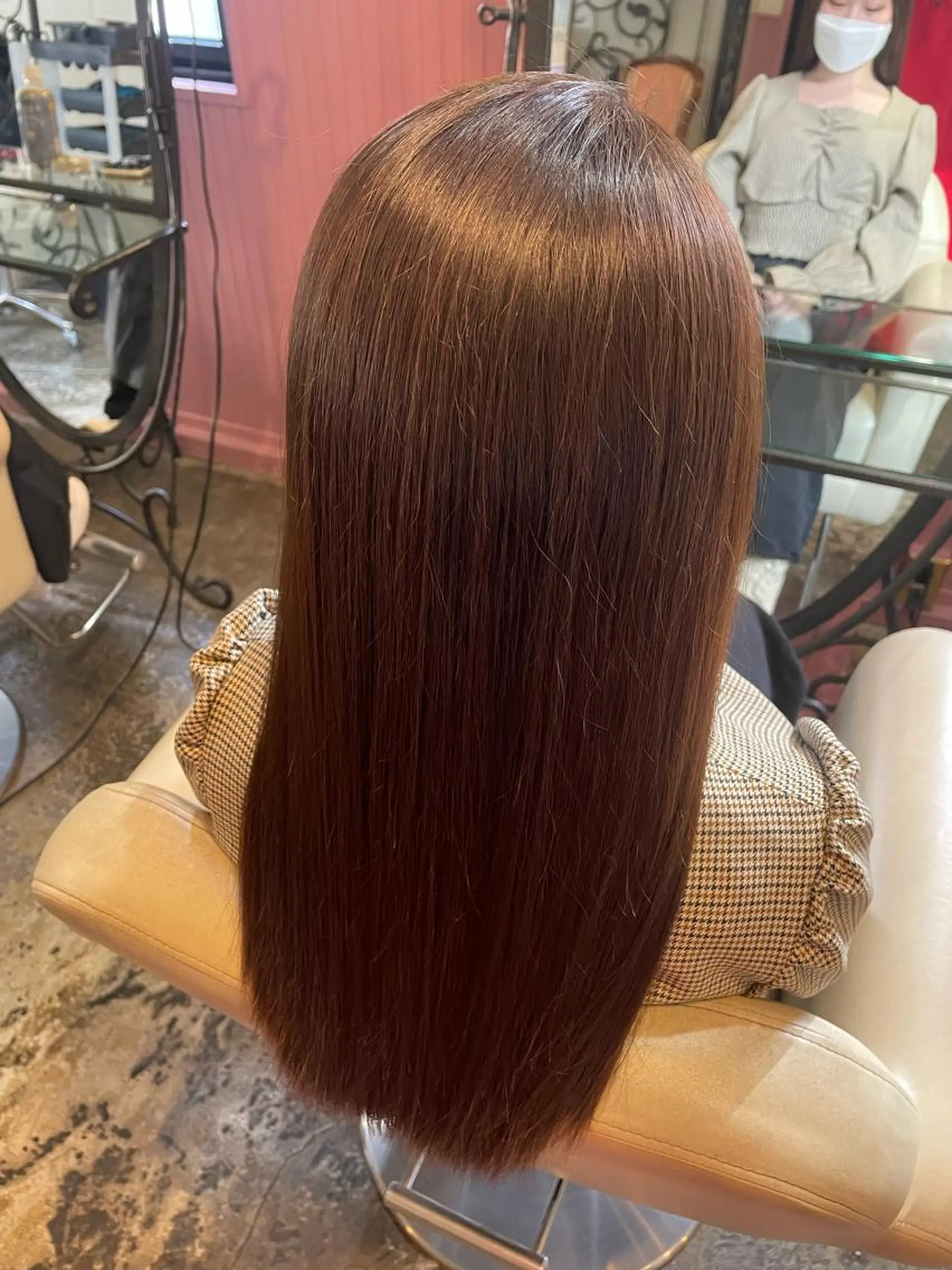 セミロング カラー パーマ ヘアアレンジ メンズ 表参道Lise おおいしおりのヘアスタイル