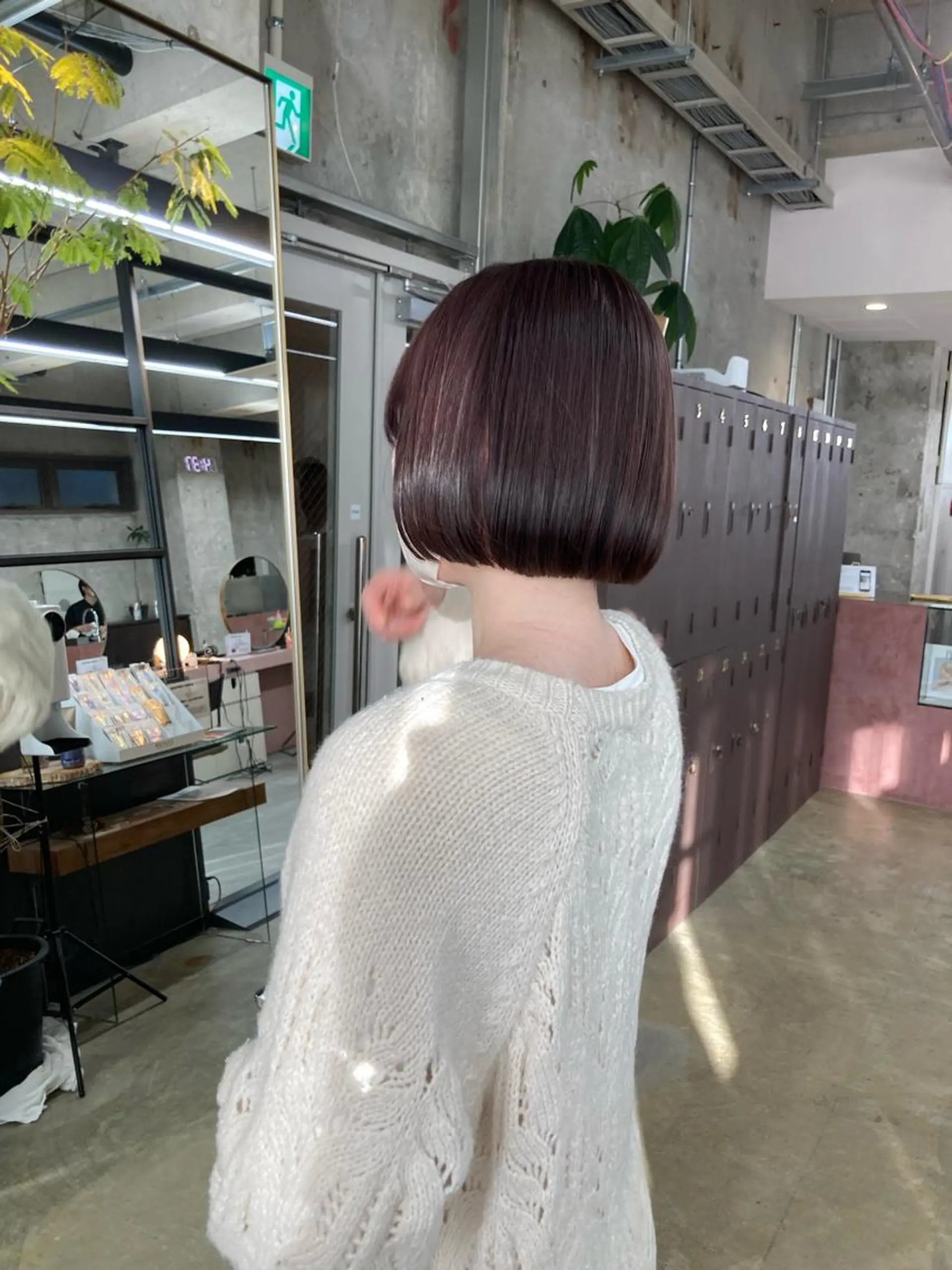 ミディアム カラー ベージュカラー ラベンダーカラー ラベンダーベージュ ボブ カット 縮毛矯正 小木曽智美 /ボブ/ショートのヘアスタイル