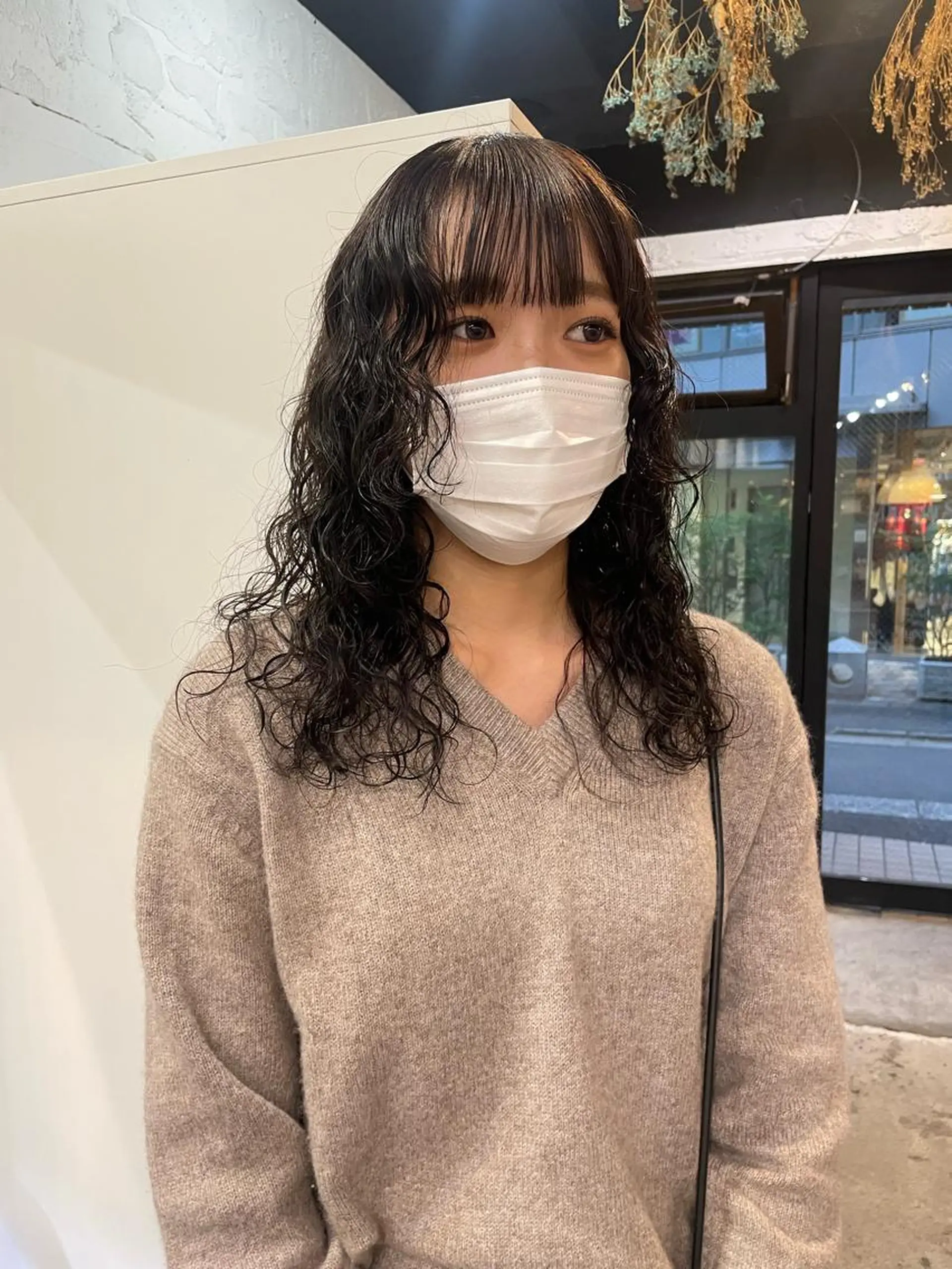 ミディアム カラー パーマ ヘアアレンジ カット ヘアカラー パーマ satsuki 暖色・ブラウンカラーのヘアスタイル