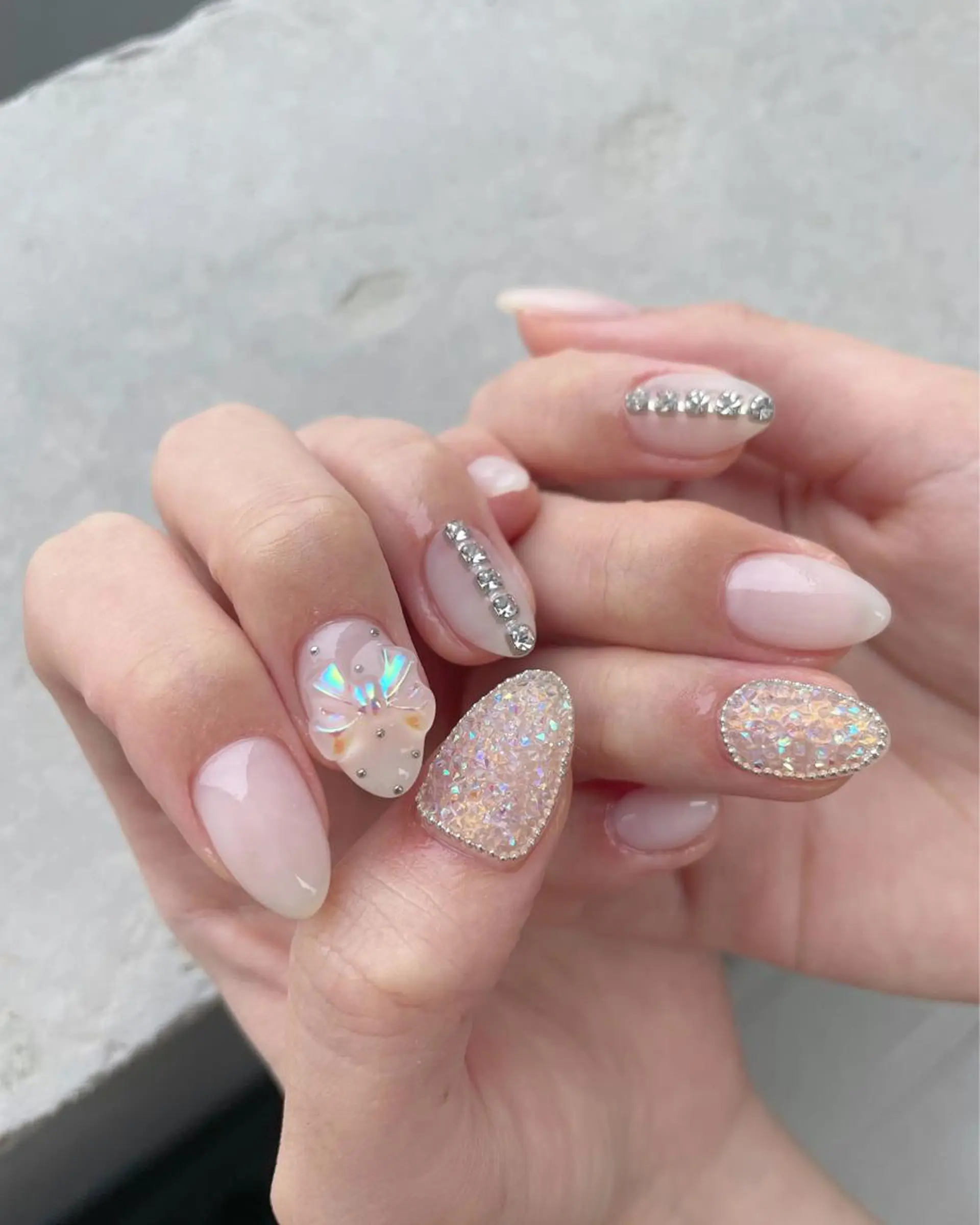 ネイル キラキラネイル 小池千愛所属・jolune nailstudioのネイルデザイン