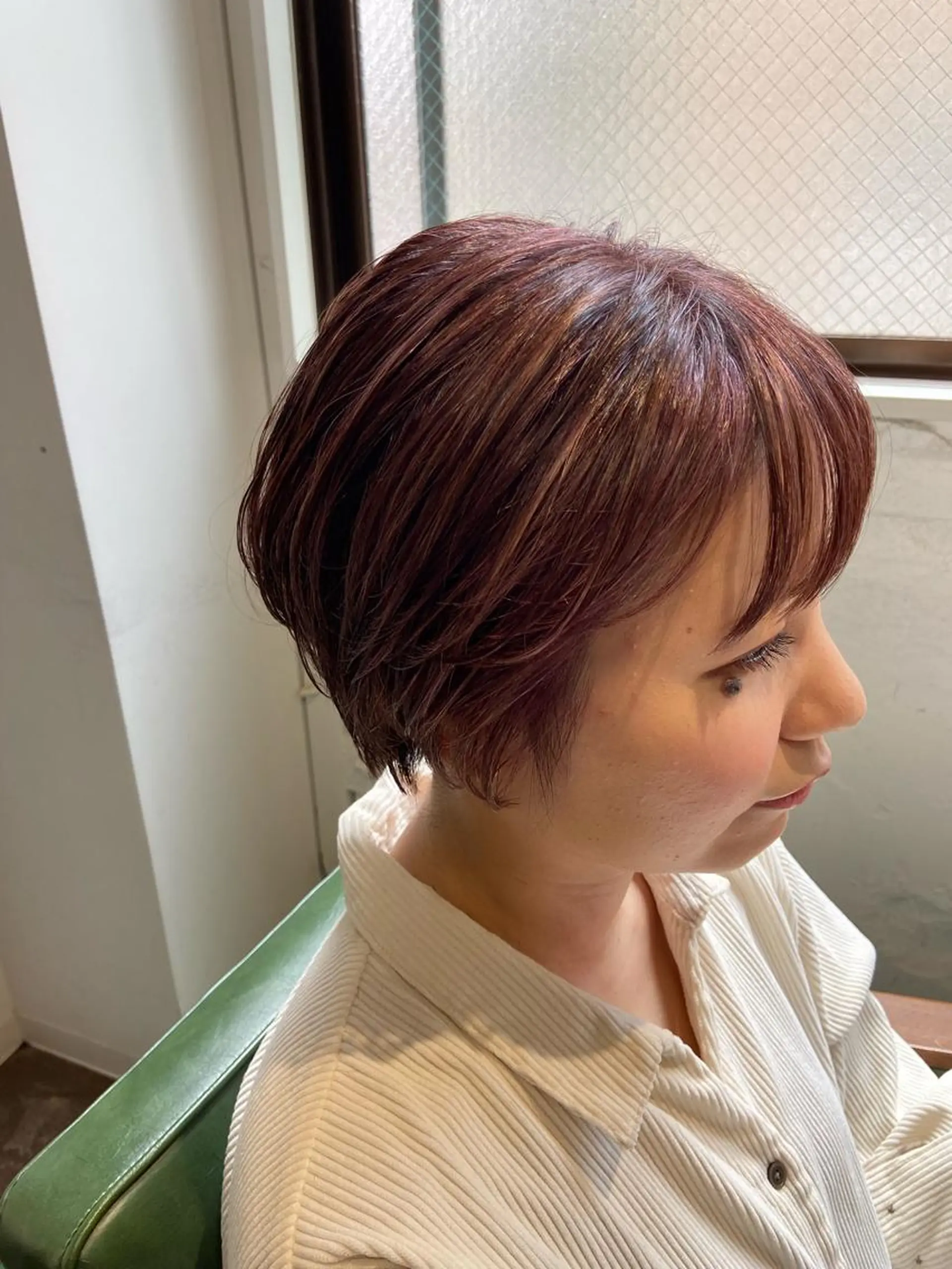 カラー ハイライトカラー ピンクカラー 大塚 夏生のヘアスタイル