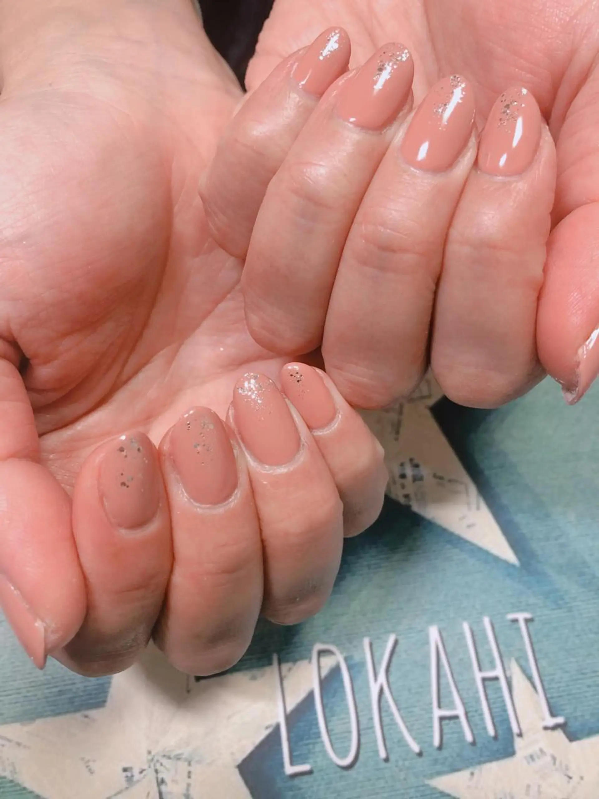 ネイル ラメ(グリッター) ハンドネイル Lokahi NAILのネイルデザイン