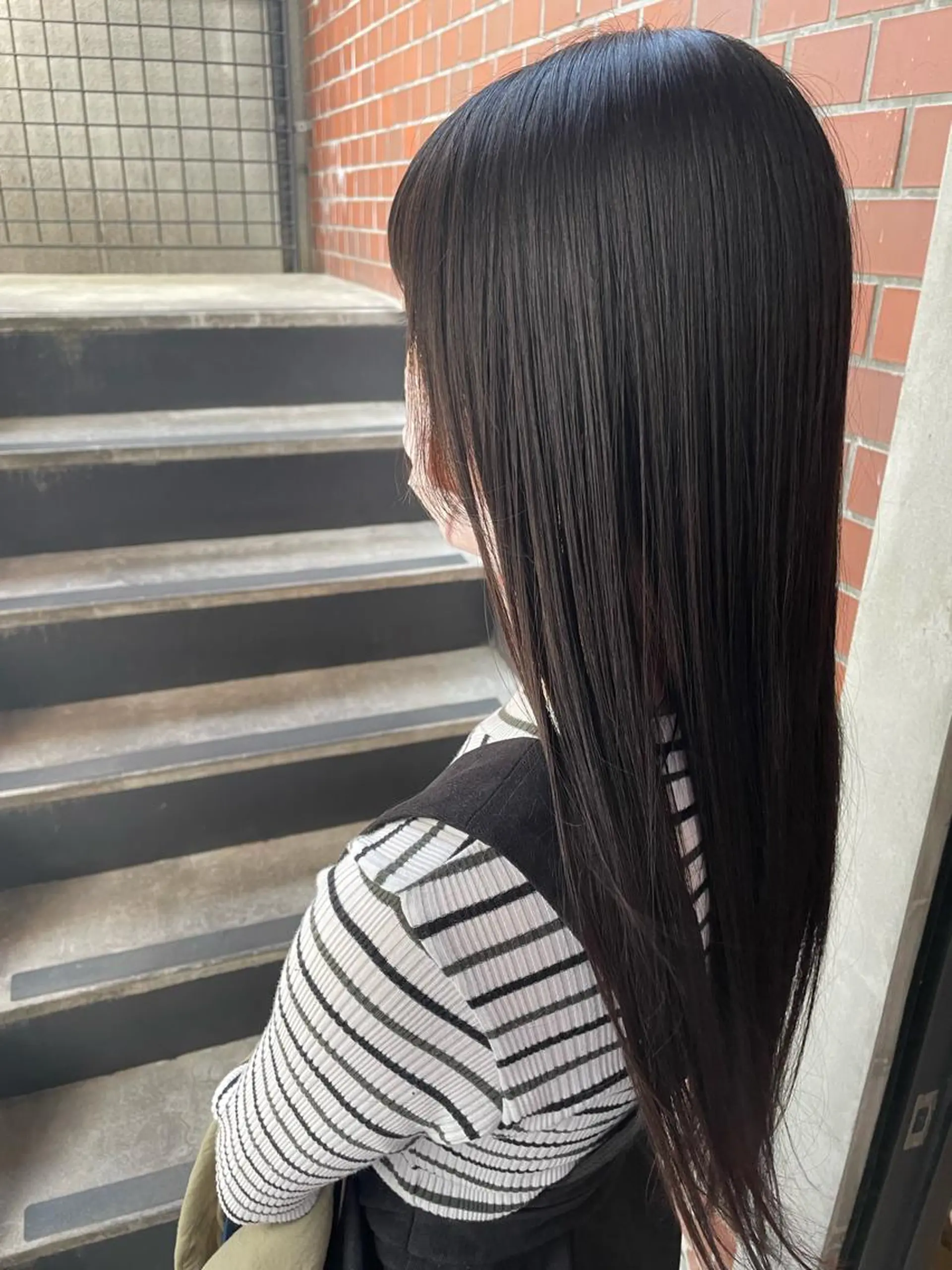 ロング 髪質改善 京都美容師 塩のヘアスタイル