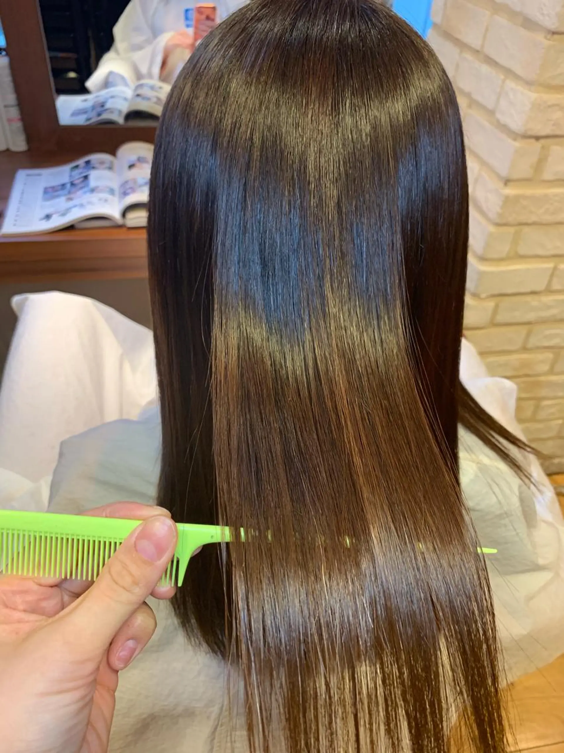 ロング カラー パーマ SALOWIN GINZA所属・✨ツヤ髪デザイナー ✨ひかり✨のヘアスタイル