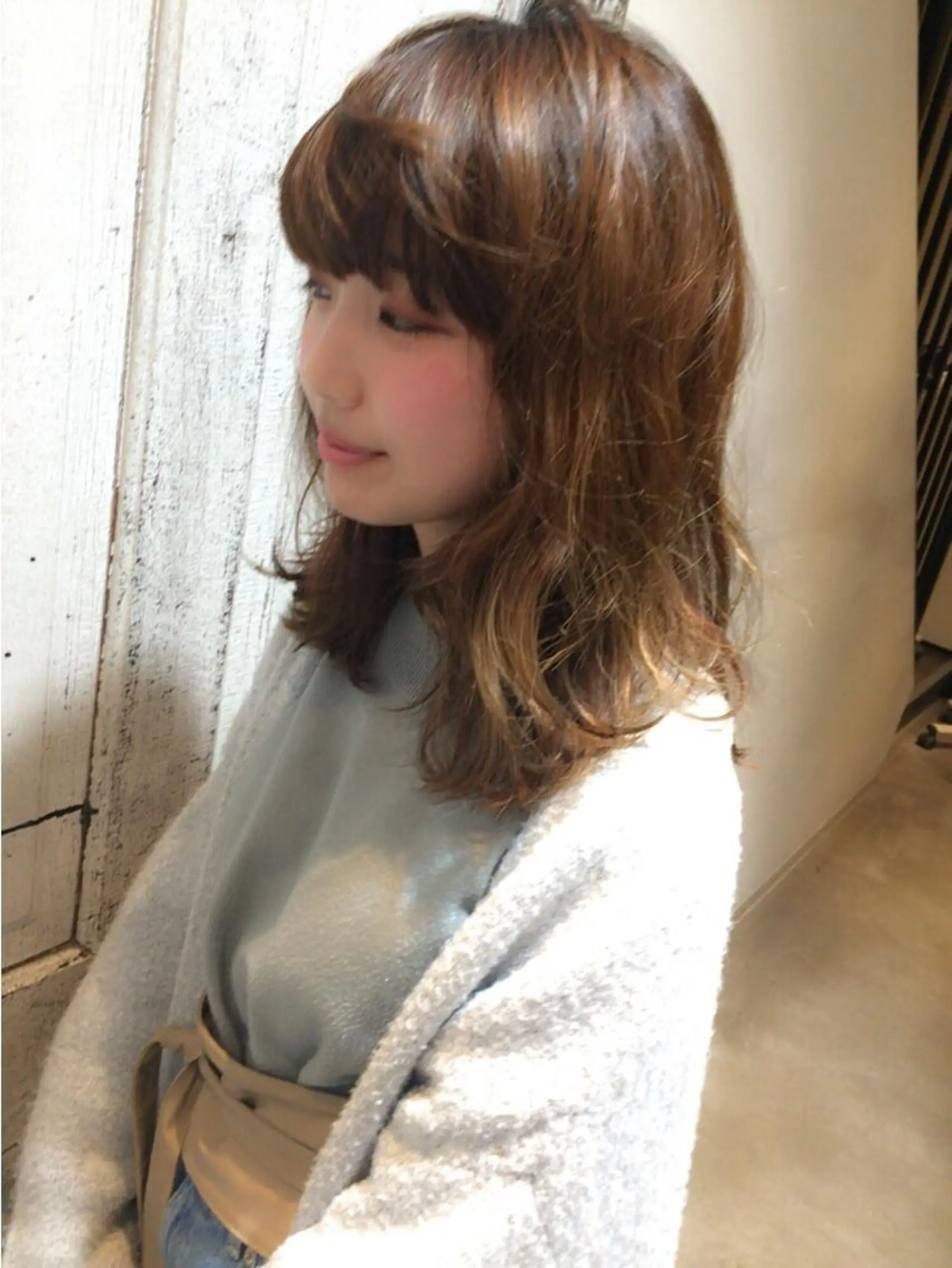 セミロング GLROW haruhiのヘアスタイル