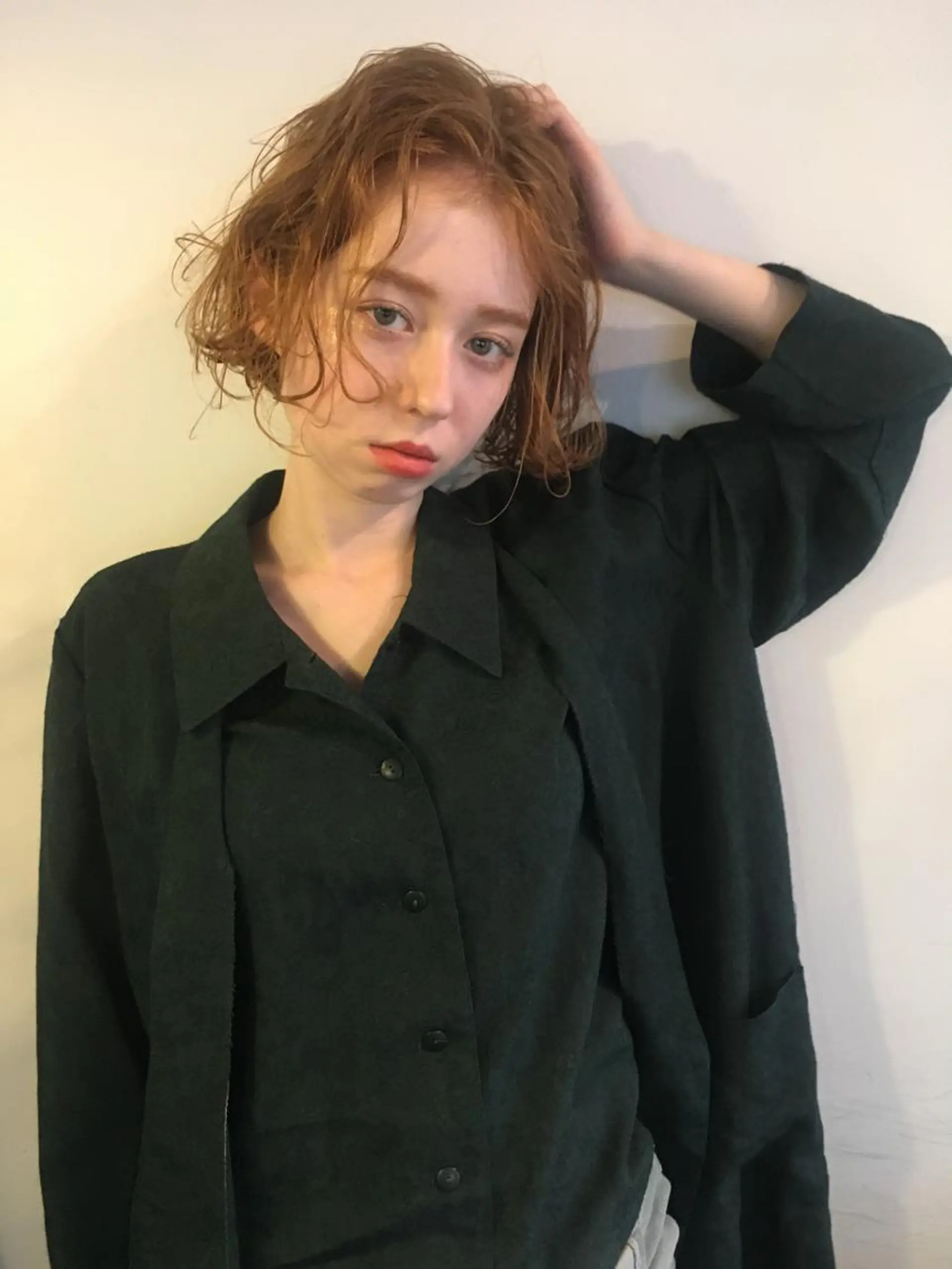 ショート カラー ボブ/レイヤー/艶 🦕risa 森下のヘアスタイル