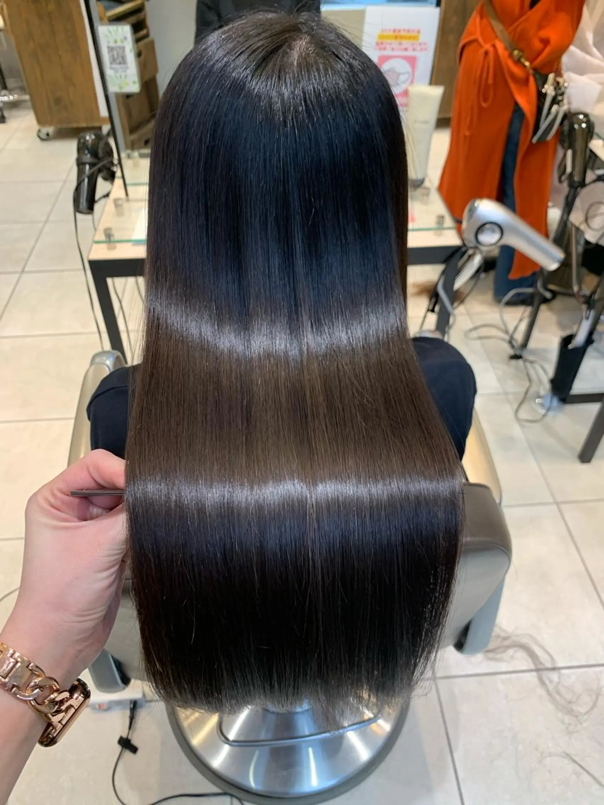 ミディアム カラー パーマ メンズ キッズ 髪質改善 酸熱トリートメント/ 髪質改善🌟玉井香奈のヘアスタイル