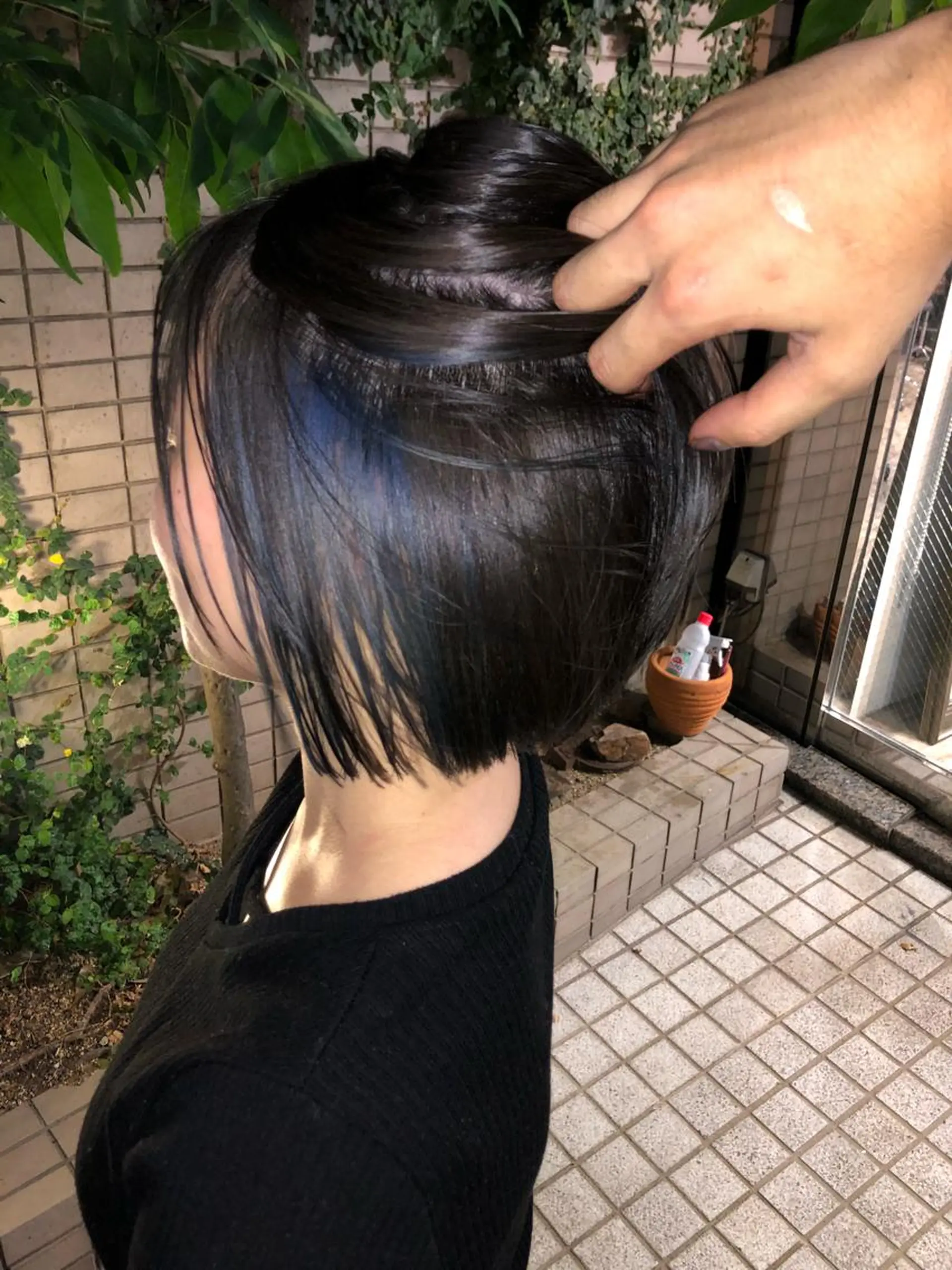 ショート カラー インナーカラー ネイビーカラー ボブ/髪質改善/ レイヤー/池澤慎人のヘアスタイル