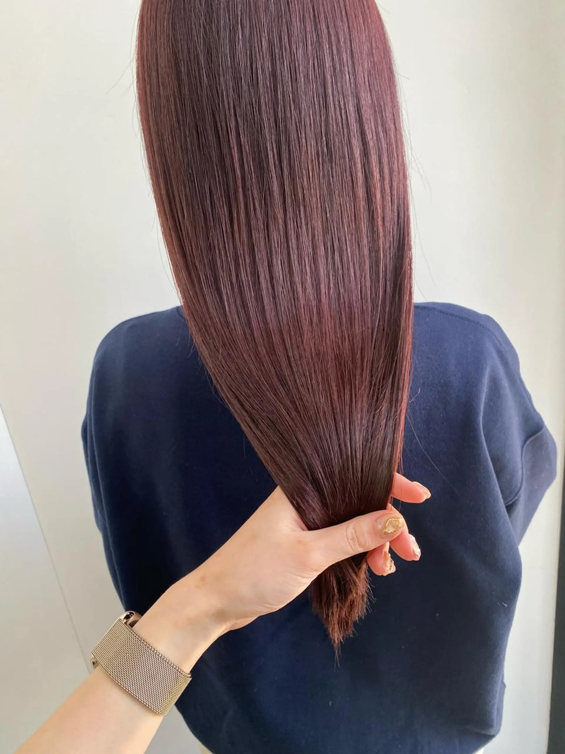 ロング カラー カット 縮毛矯正 ヒラノホナミ 🫧髪質改善🫧のヘアスタイル