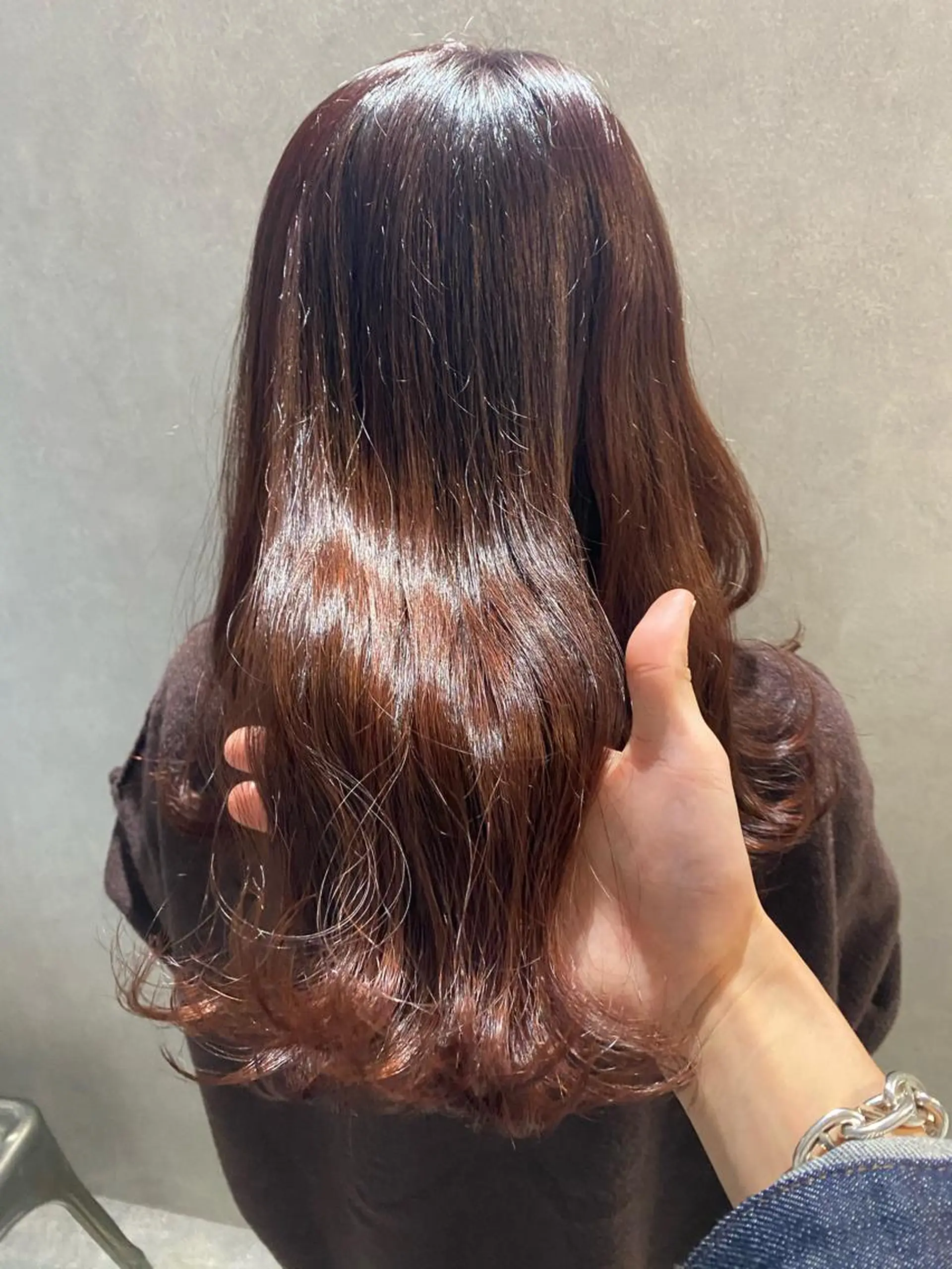 セミロング カラー カット ヘアカラー トリートメント 🥇ブリーチ無し 透明感🥇佐藤のヘアスタイル