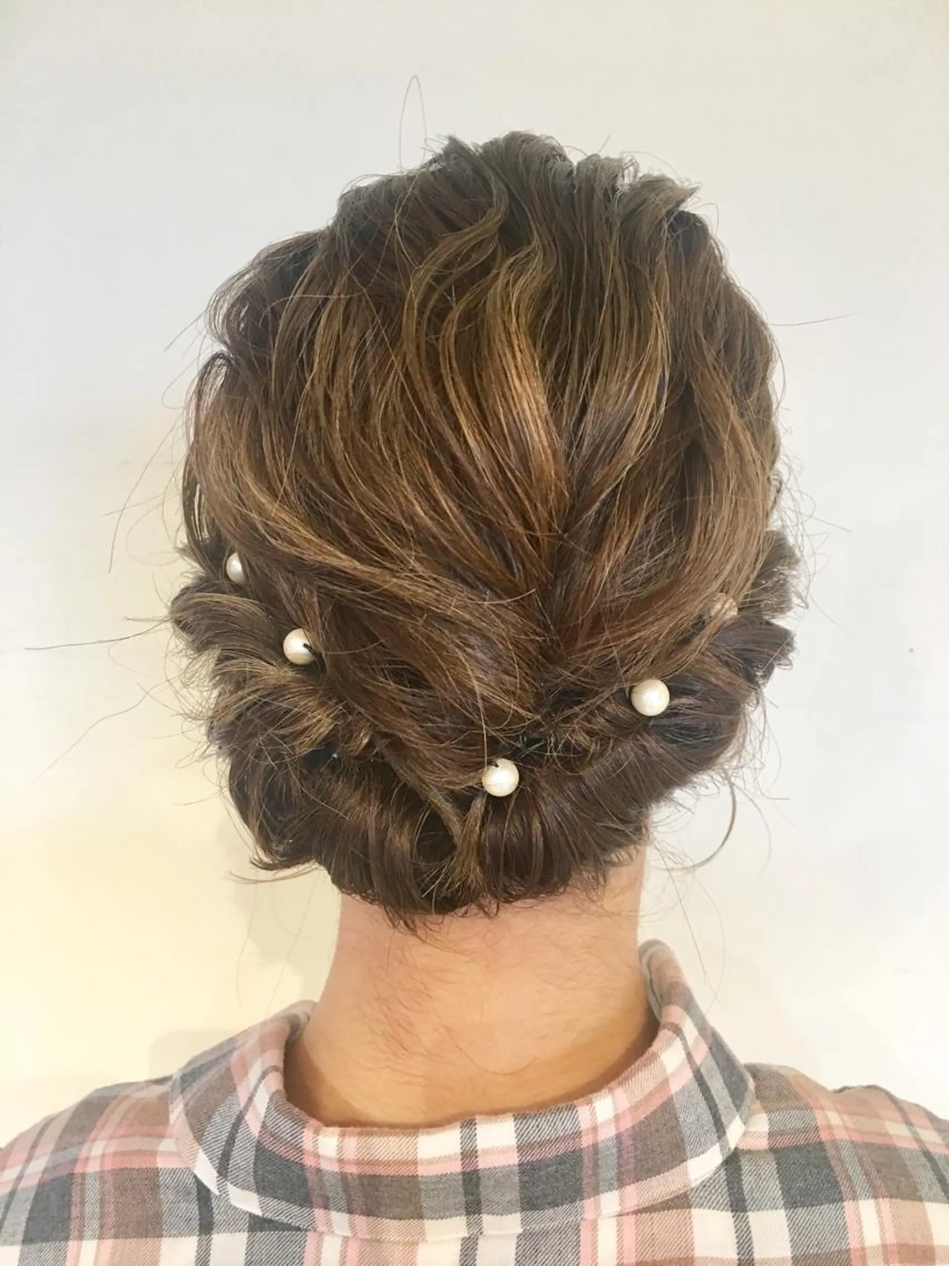 ミディアム ヘアアレンジ さかい なつみのヘアスタイル